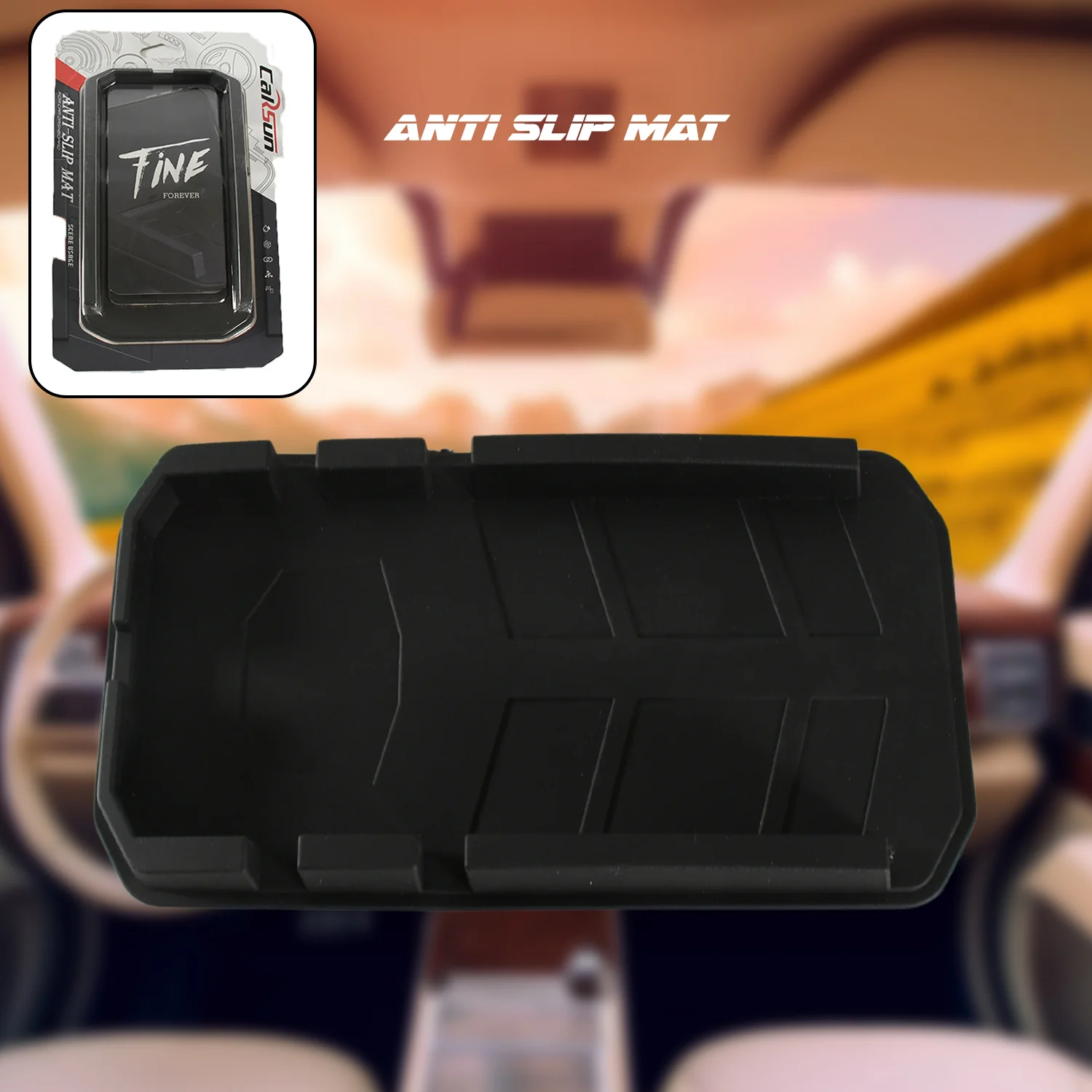 Multipurpose Car Dashboard Mobile Holder with Anti-Slip Base - Image 3