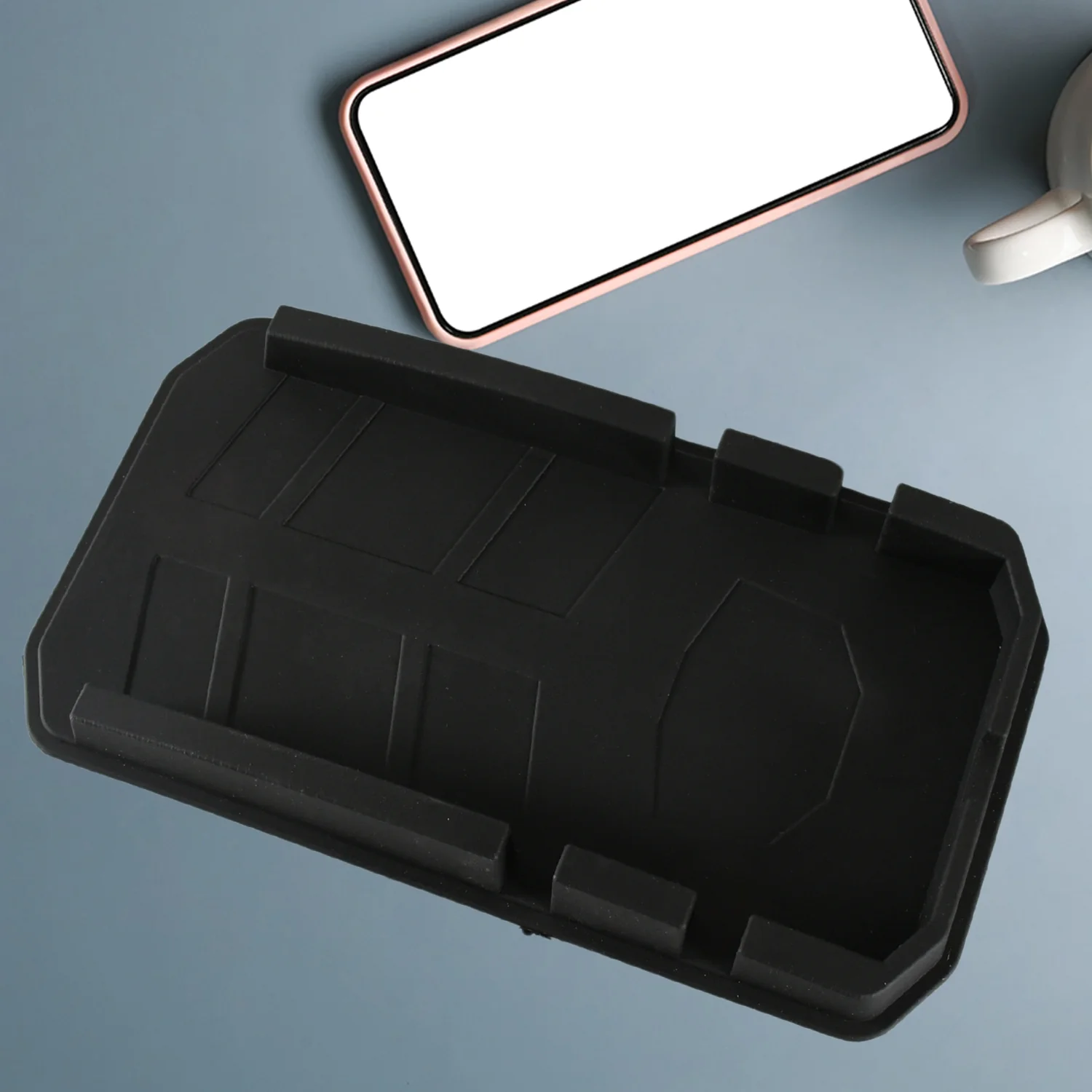Multipurpose Car Dashboard Mobile Holder with Anti-Slip Base - Image 4