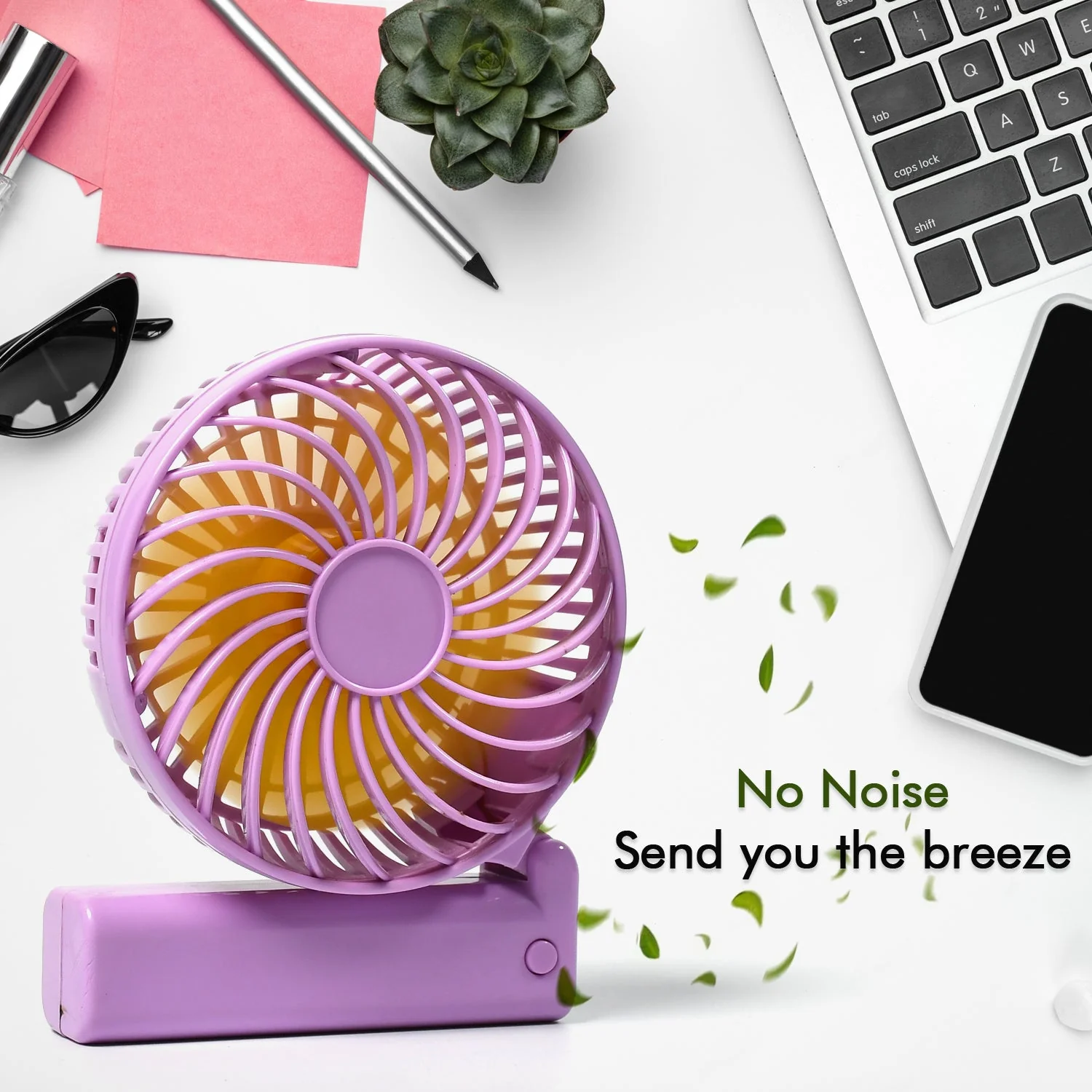 Portable Mini handy Fan & Personal Table Fan (Battery Not Include) - Image 9