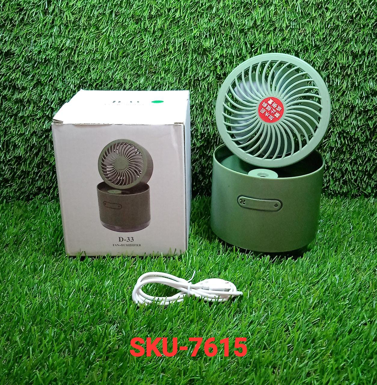 Mini Desktop Cooling Fan with Humidifier Spray - Image 11