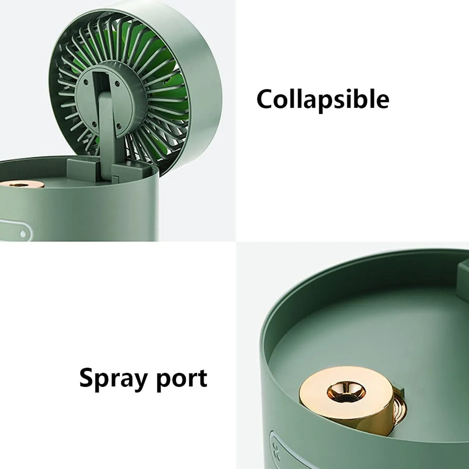 Mini Desktop Cooling Fan with Humidifier Spray - Image 9