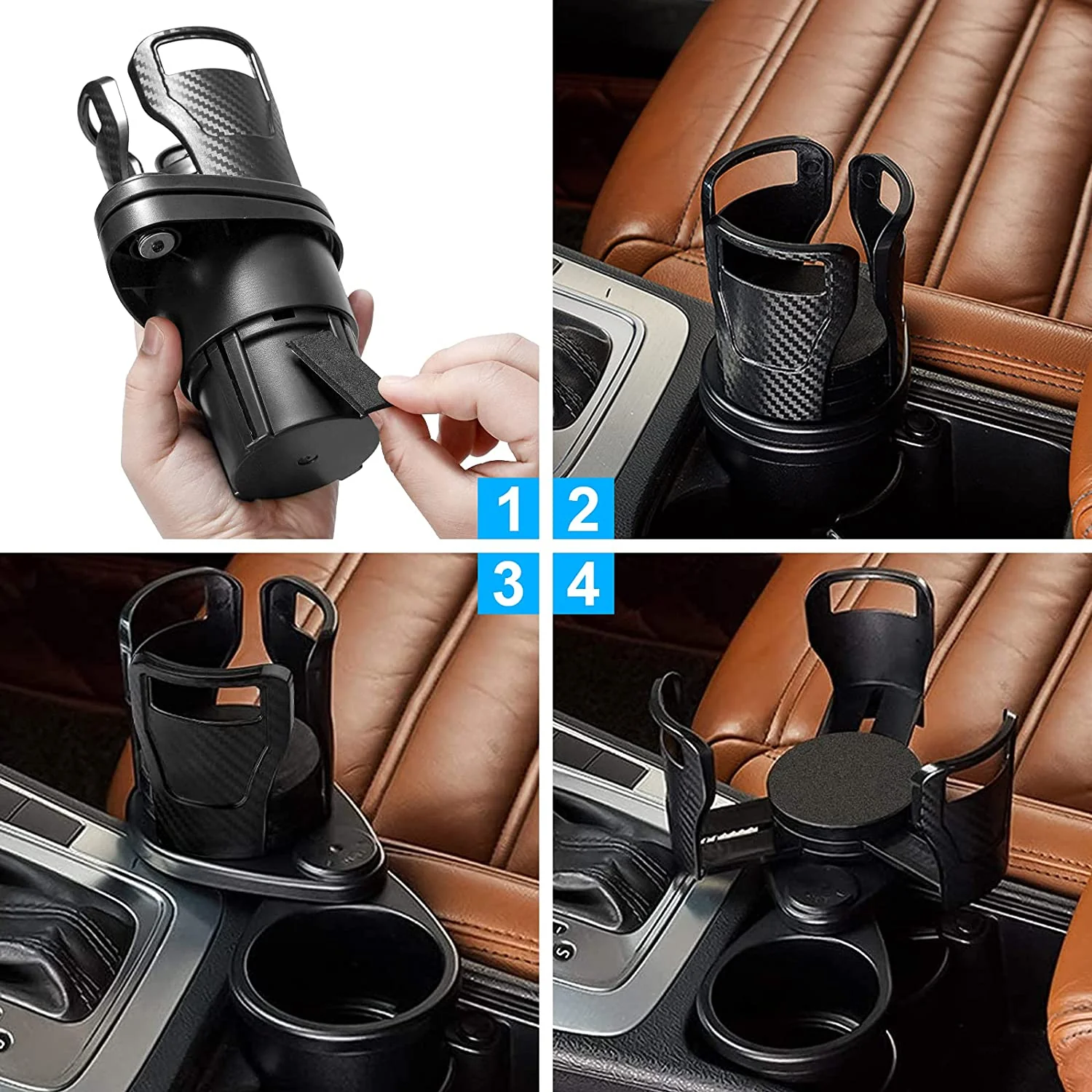 Universal Car Seat Cup Holder for 20oz Bottles - Image 3