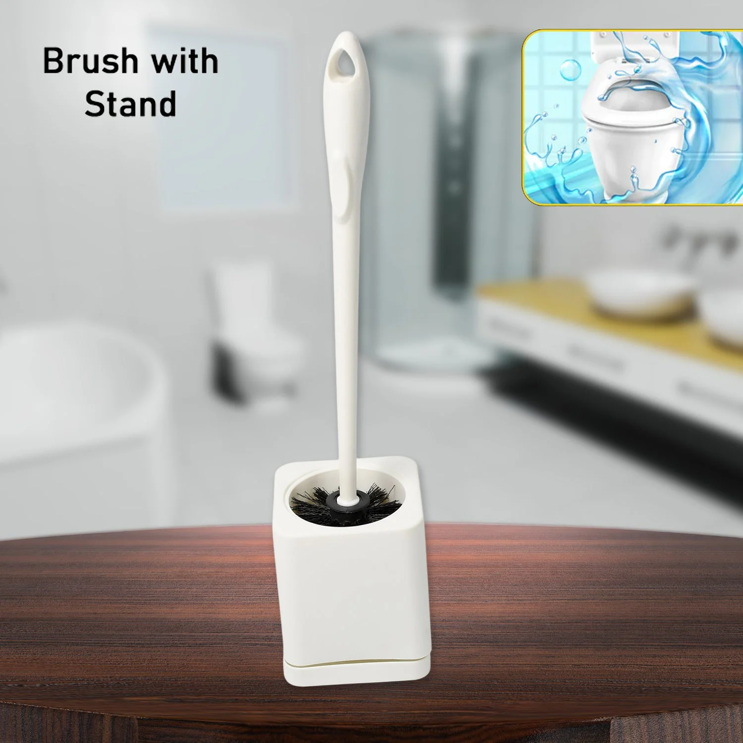 Toilet Brush Set with Holder – Long Handle Cleaning Tool - Image 5
