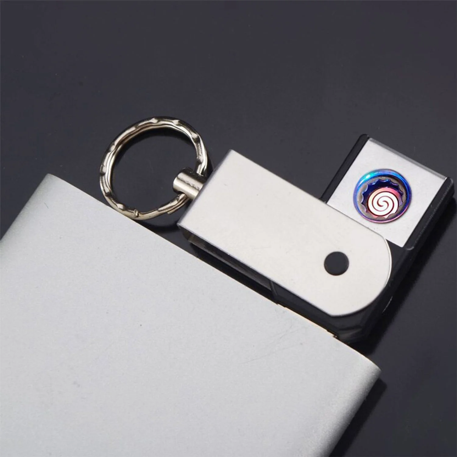 USB Mini Portable Lighters With Thin Metal Creative - Image 6