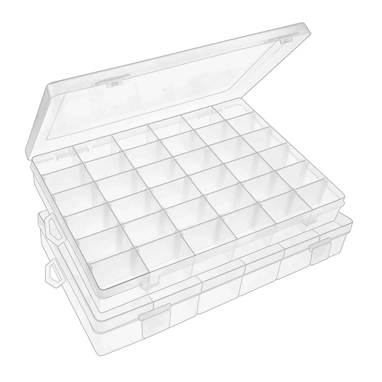 36 Grids Clear Plastic Transparent Organizer Box (1pc) - Image 4
