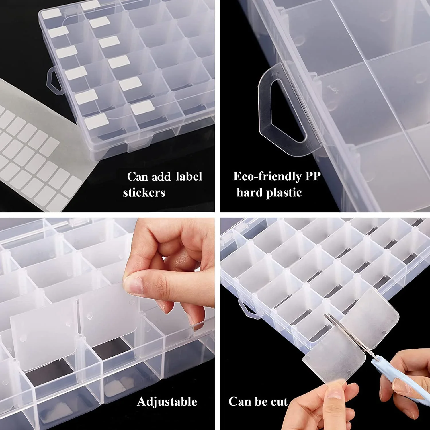 36 Grids Clear Plastic Transparent Organizer Box (1pc) - Image 6