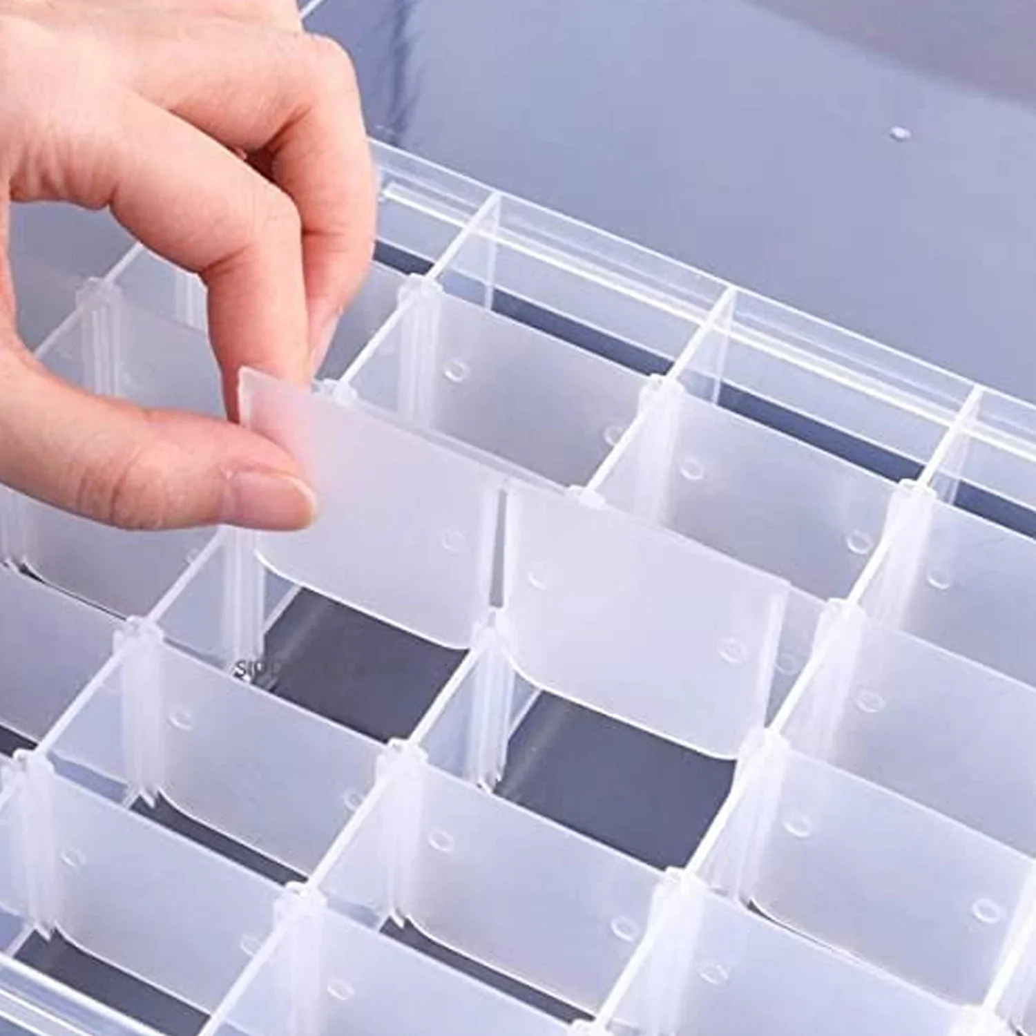 36 Grids Clear Plastic Transparent Organizer Box (1pc) - Image 7