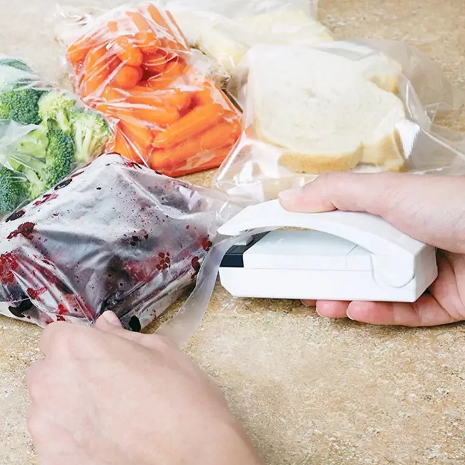 Mini Portable Super Sealer – Handy Plastic Bag Sealing Machine for Household Use - Image 5
