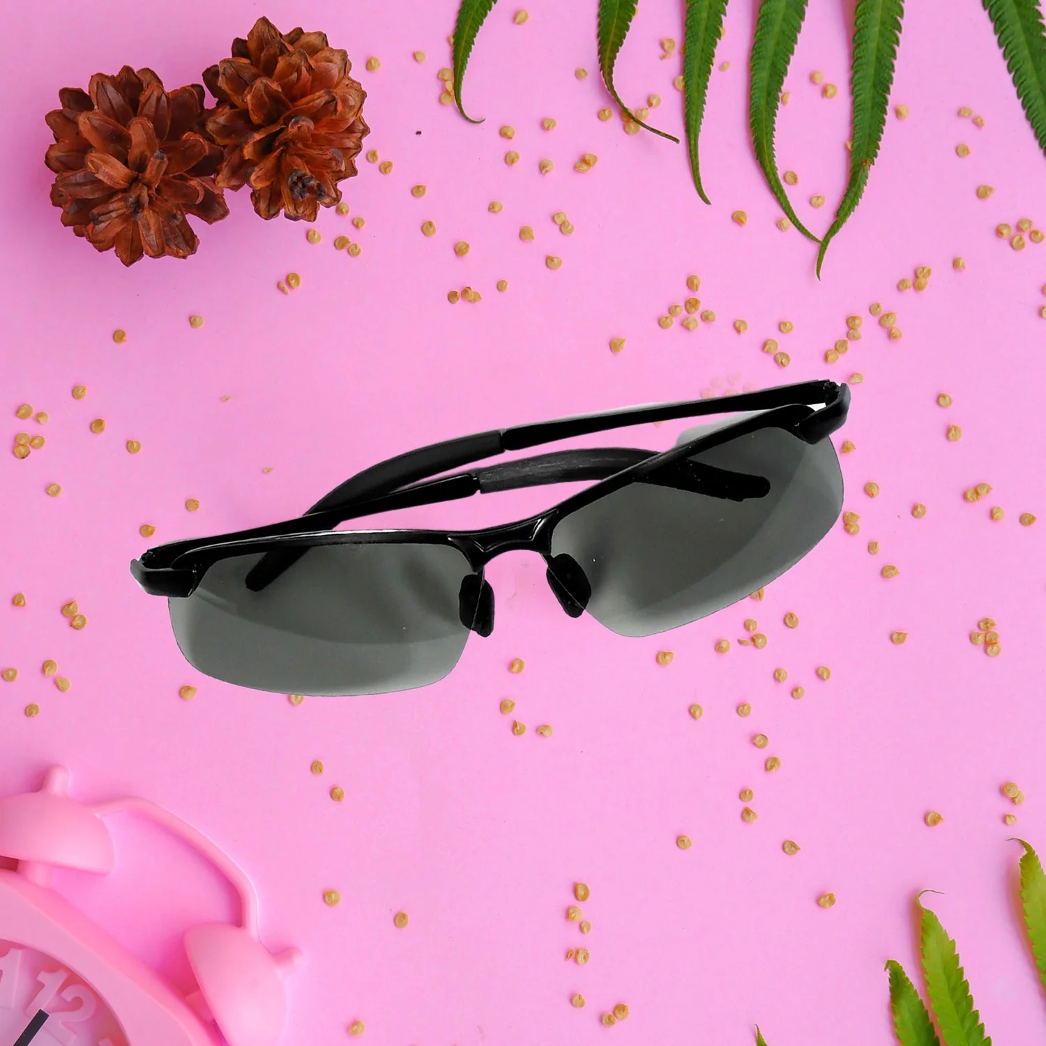 Lightweight Rimless Sports Sunglasses for Outdoor Activities - Image 4