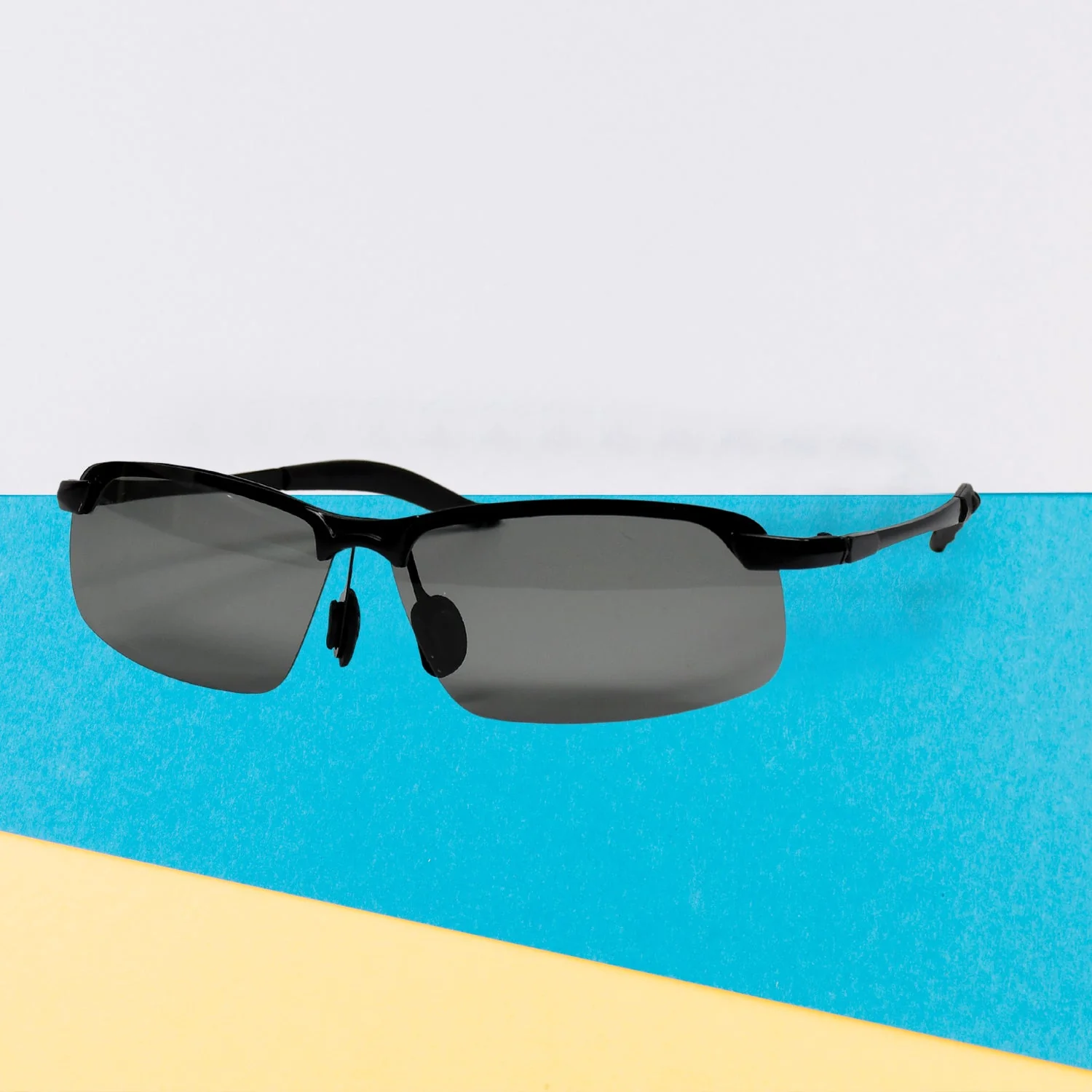 Lightweight Rimless Sports Sunglasses for Outdoor Activities - Image 6