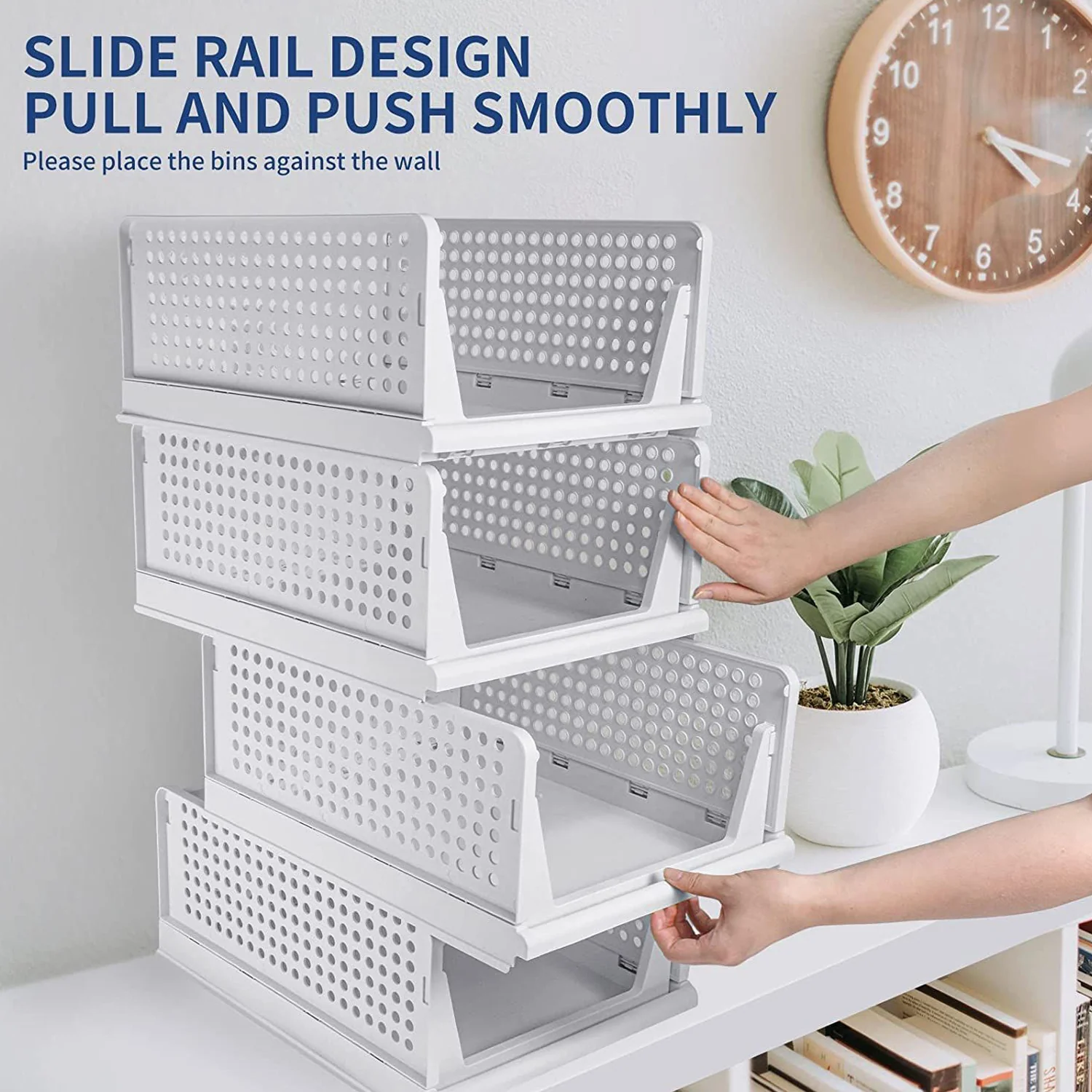 4 Layer Clothes Organizer Foldable Wardrobe Drawer Storage for Closet - Image 6