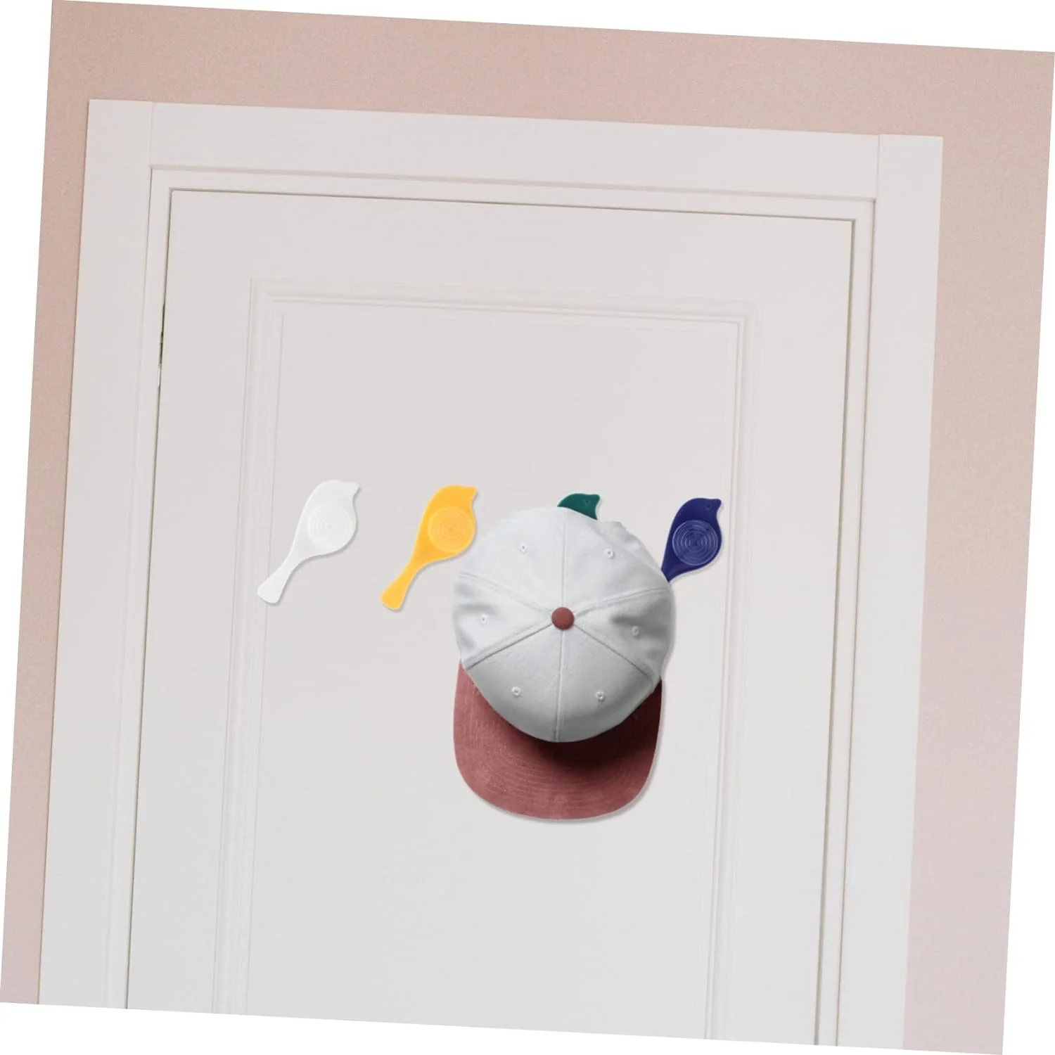 Bird Hook self Adhesive Hooks Wall Mounted Hook Shower Towel Hook (4 Pc Set) - Image 4