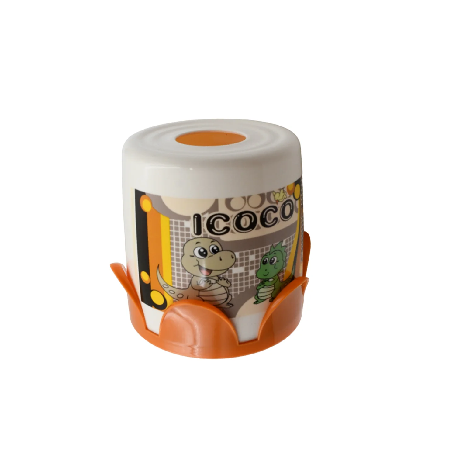 Plastic Round Tissue Box For Toilet Tissue Case Paper Box (1 Pc) - Image 4