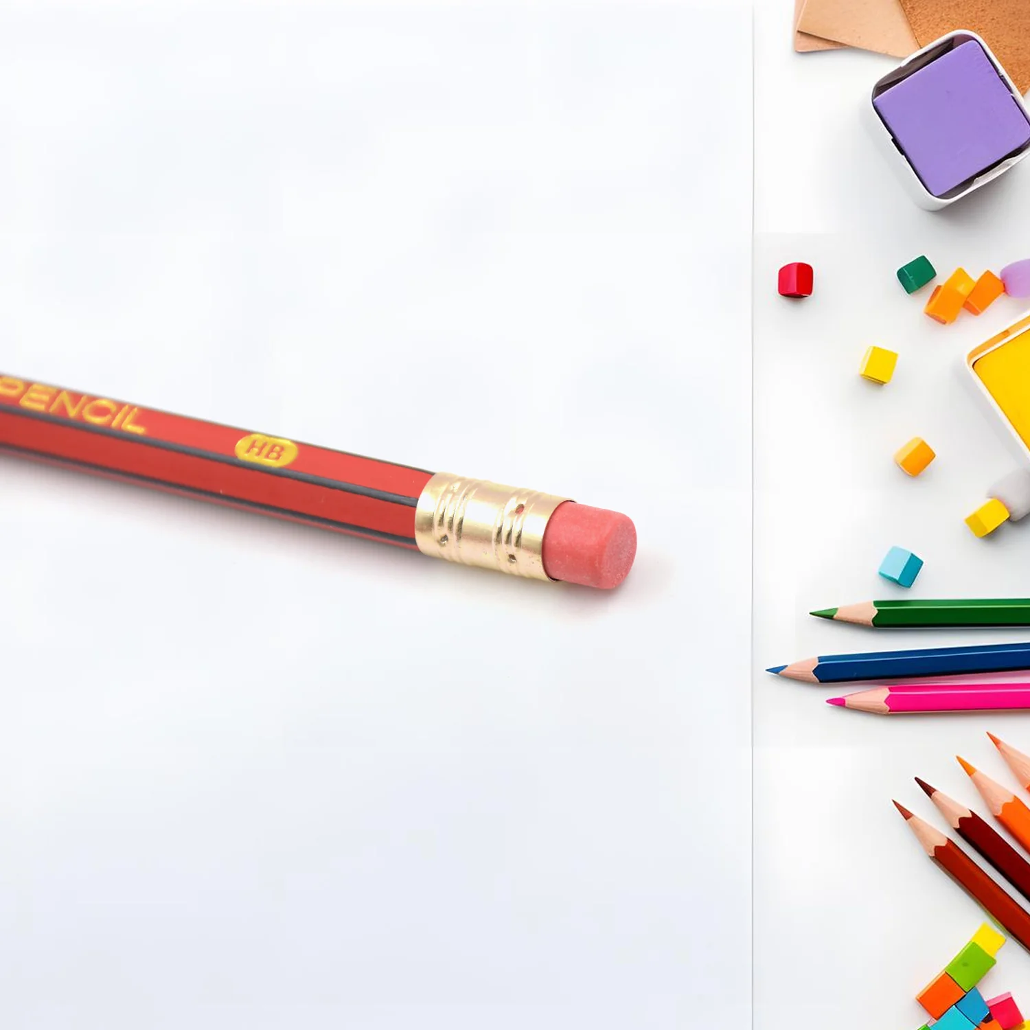 Wooden Pencil Set Multi-Use Wooden Graphite Pencils for Art, School (13 Pc Set) - Image 6