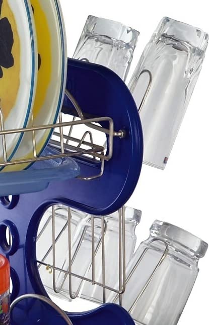 STAINLESS STEEL DRAIN BOWL STORAGE RACK HOLDER - Image 4