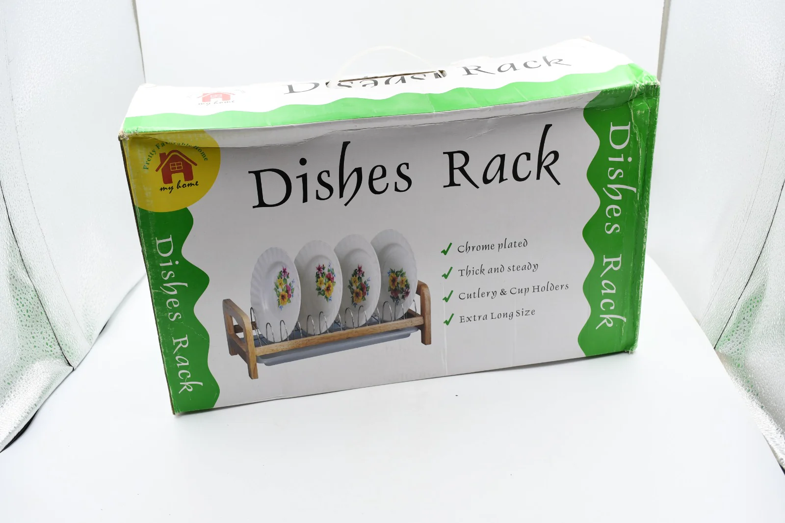 STAINLESS STEEL DRAIN BOWL STORAGE RACK HOLDER PLATE DISH CUTLERY CUP RACK WITH TRAY KITCHEN SHELF STAND - Image 8