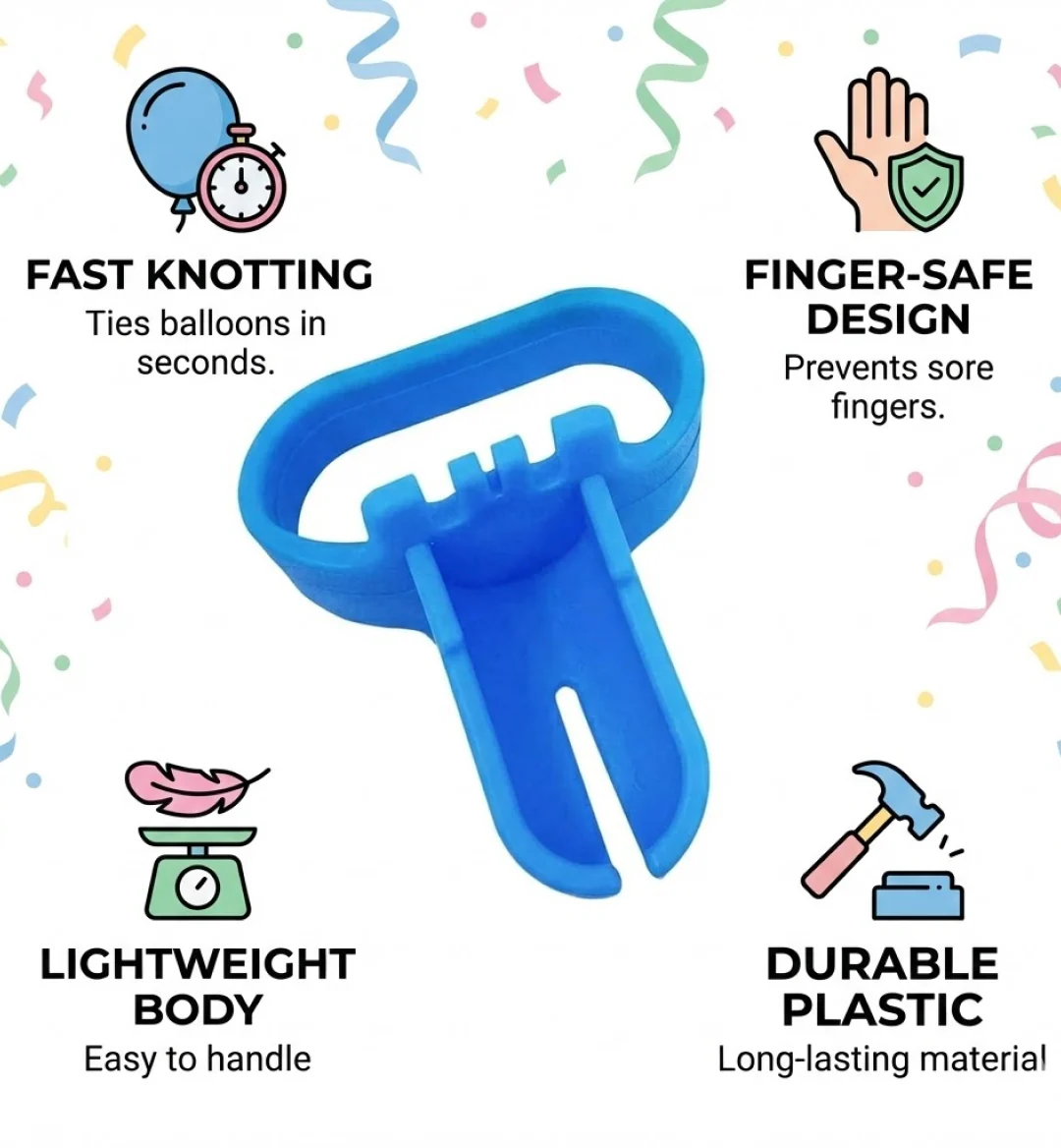 Balloon Tying Tool – Fast Knotting for Party Decorations - Image 5