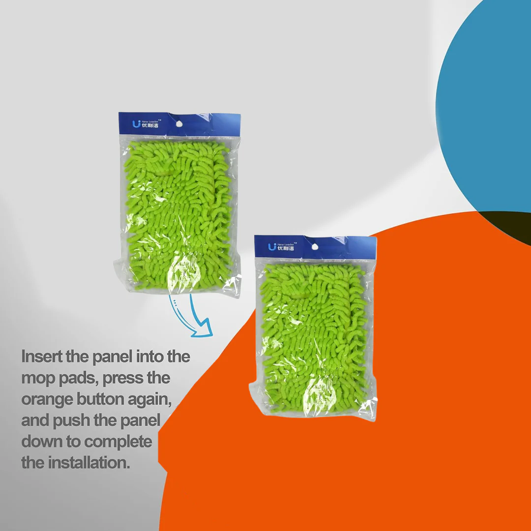 Microfiber Mop with Extendable Handle for Home & Office Cleaning  (Pipe Not Inluded) - Image 3