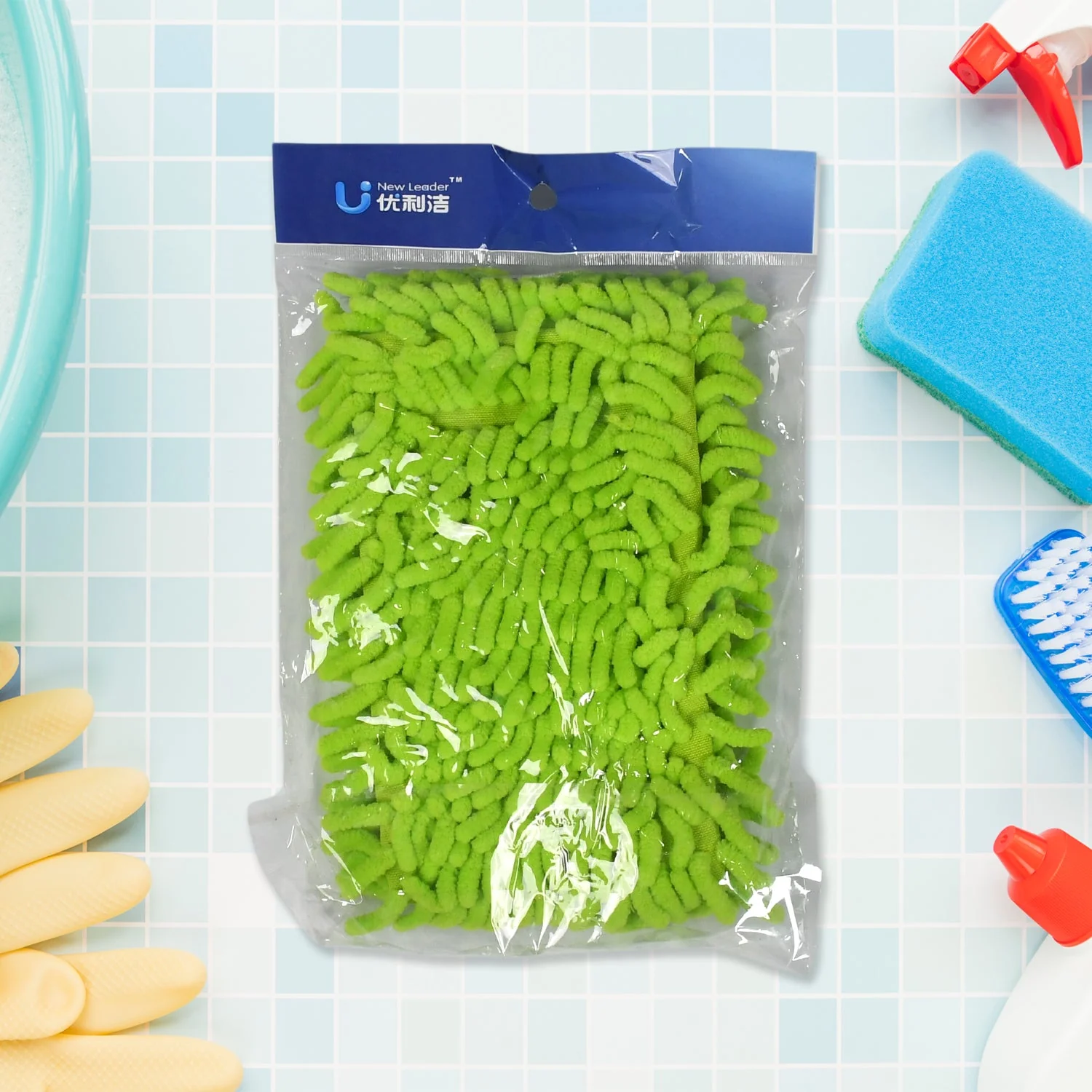 Microfiber Mop with Extendable Handle for Home & Office Cleaning  (Pipe Not Inluded) - Image 4