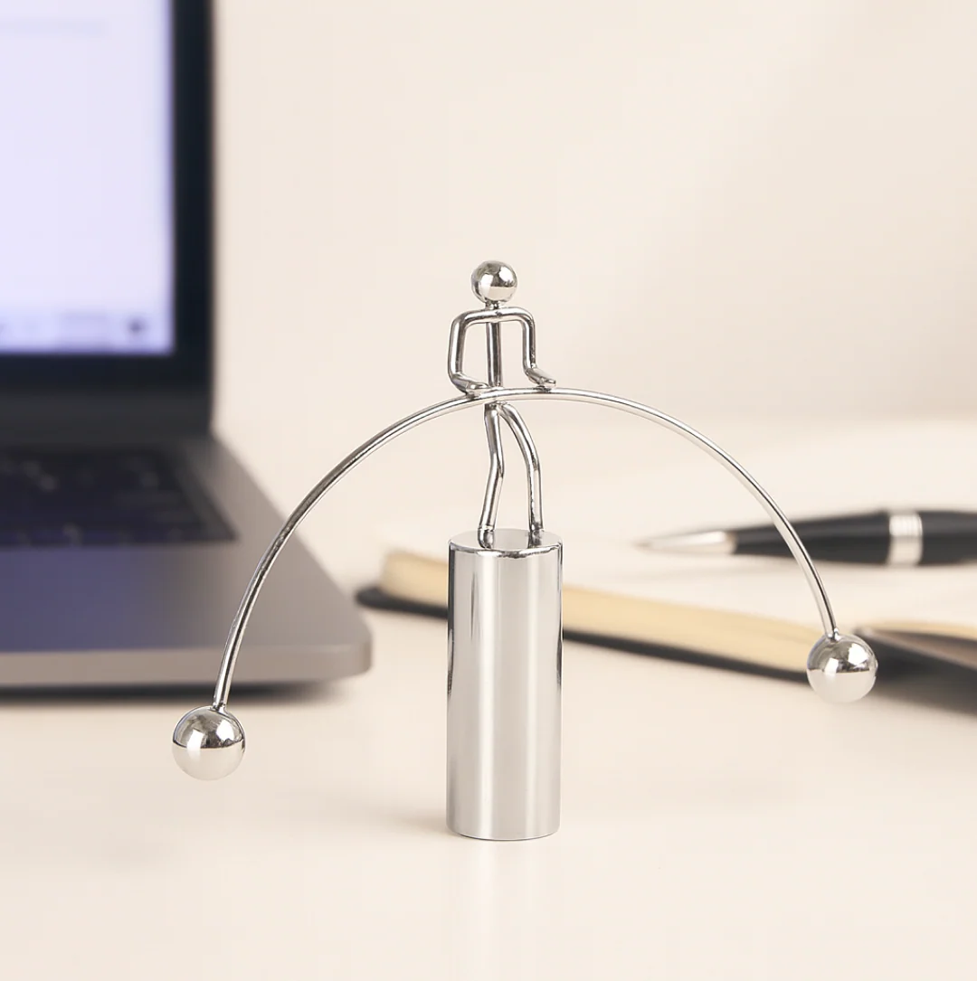 Mini Steel Balance Toy Newton Cradle Pendulum Desk Metal Decoration for Home Crafts - Image 6