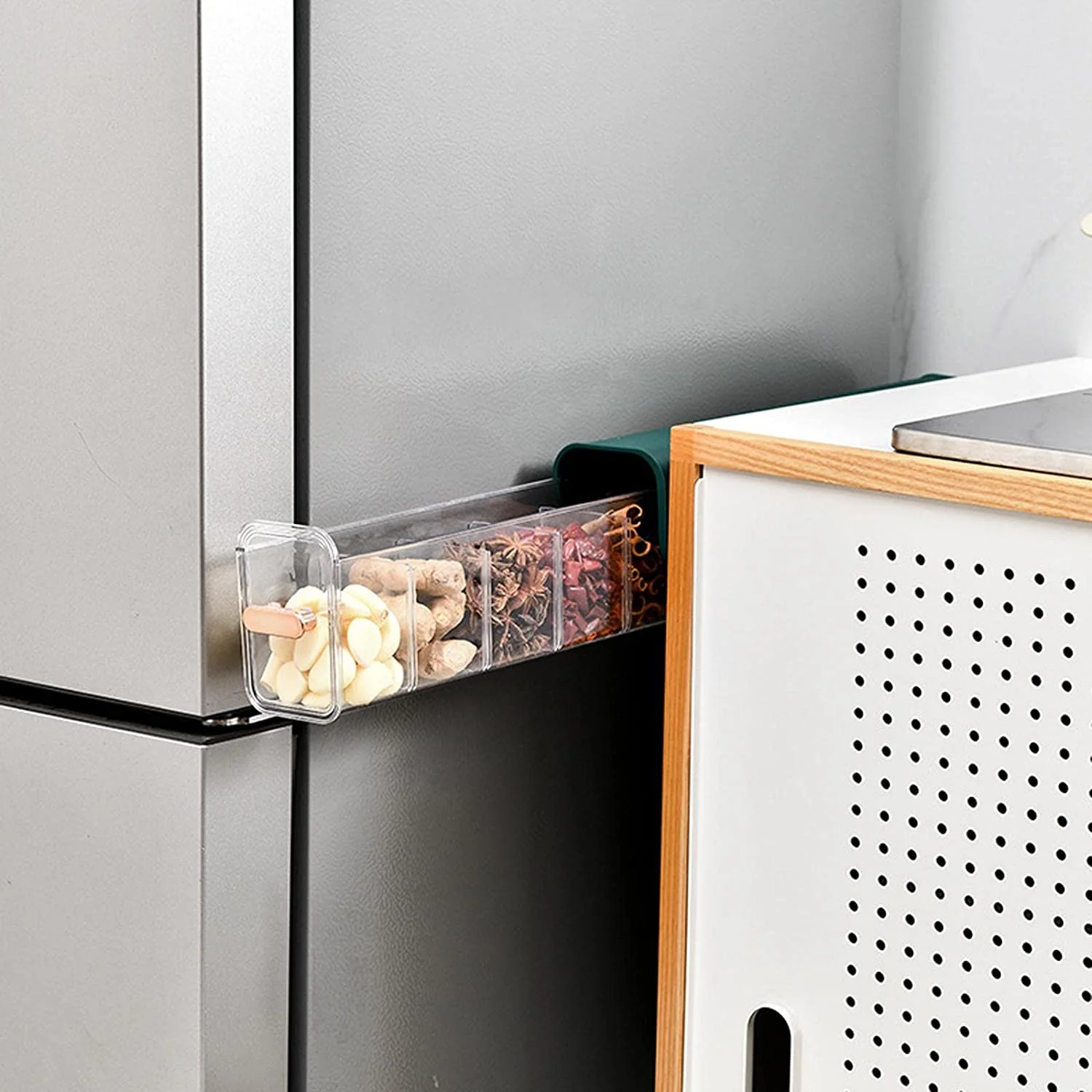 5-Cell Wall Mount Drawer Organizer for Socks & Lingerie - Image 3