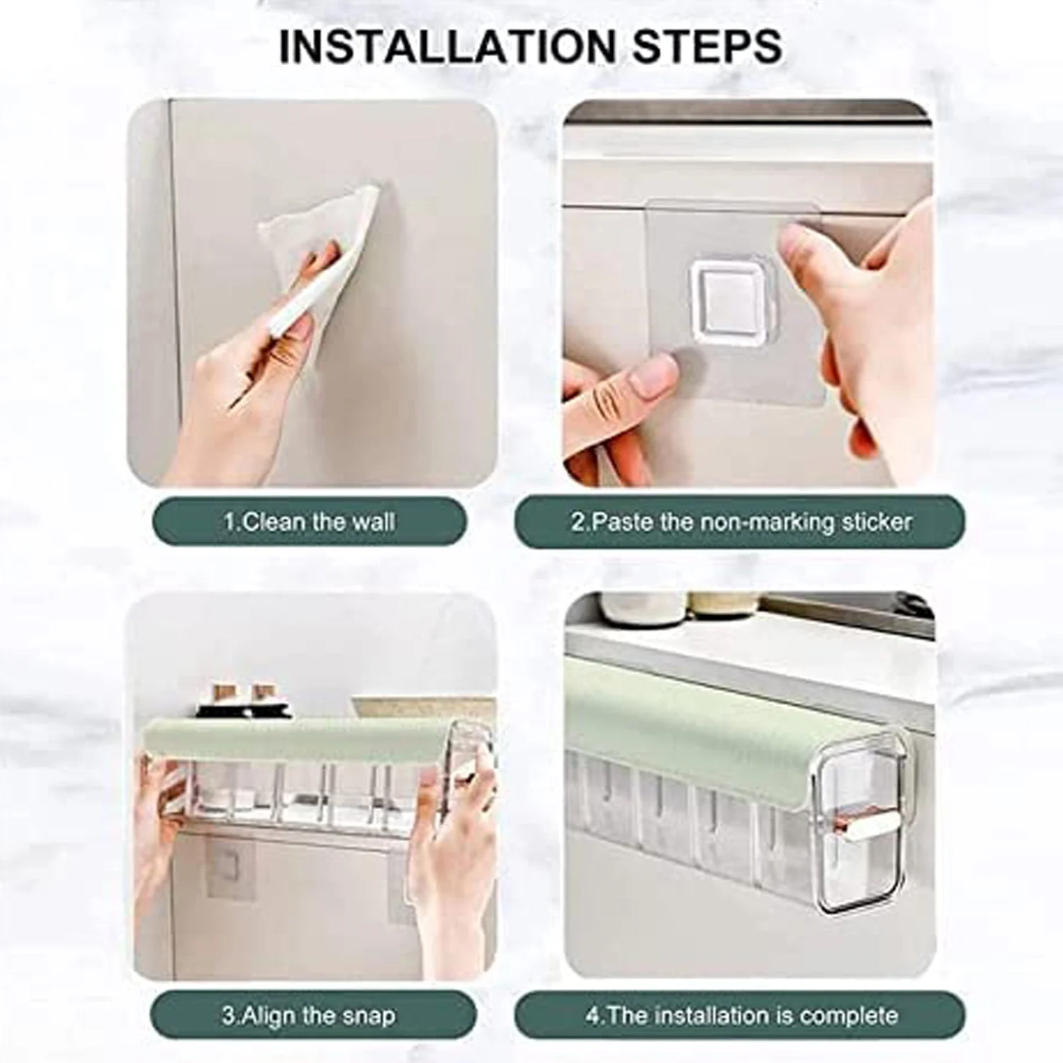 5-Cell Wall Mount Drawer Organizer for Socks & Lingerie - Image 7