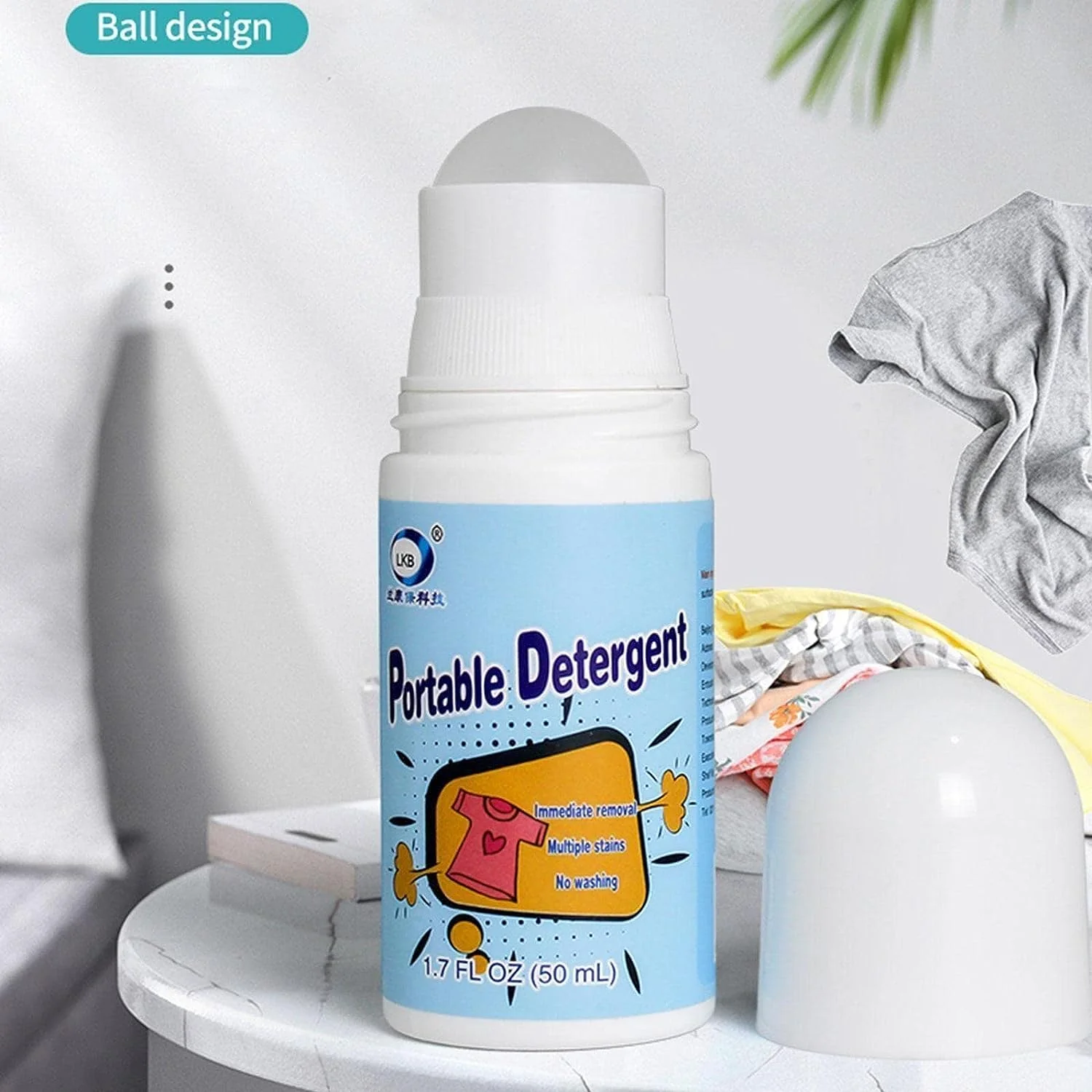 Clothes Stain Remover Bead Emergency Stain Rescue Roller Cleaner for Various Fabrics - Image 4