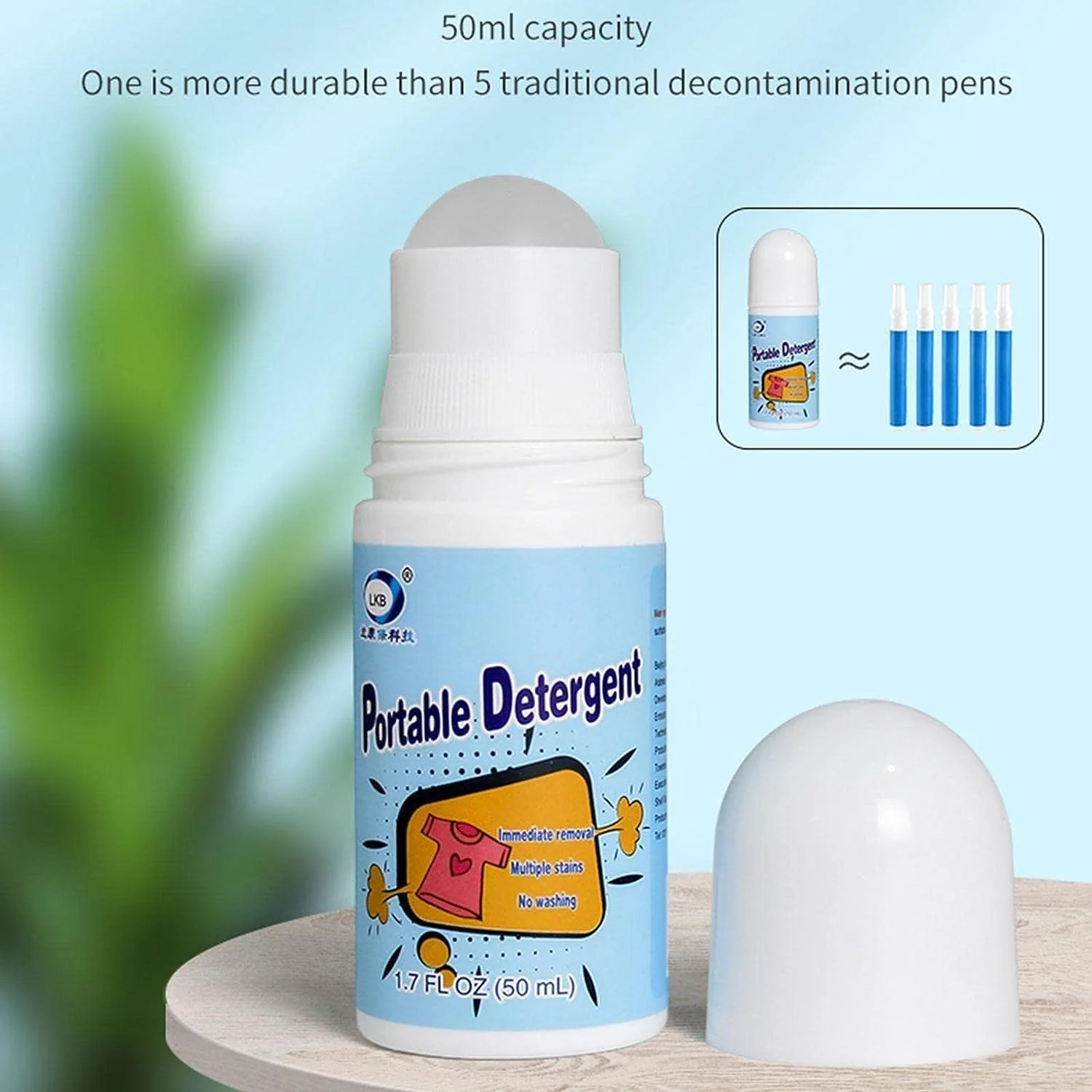 Clothes Stain Remover Bead Emergency Stain Rescue Roller Cleaner for Various Fabrics - Image 5