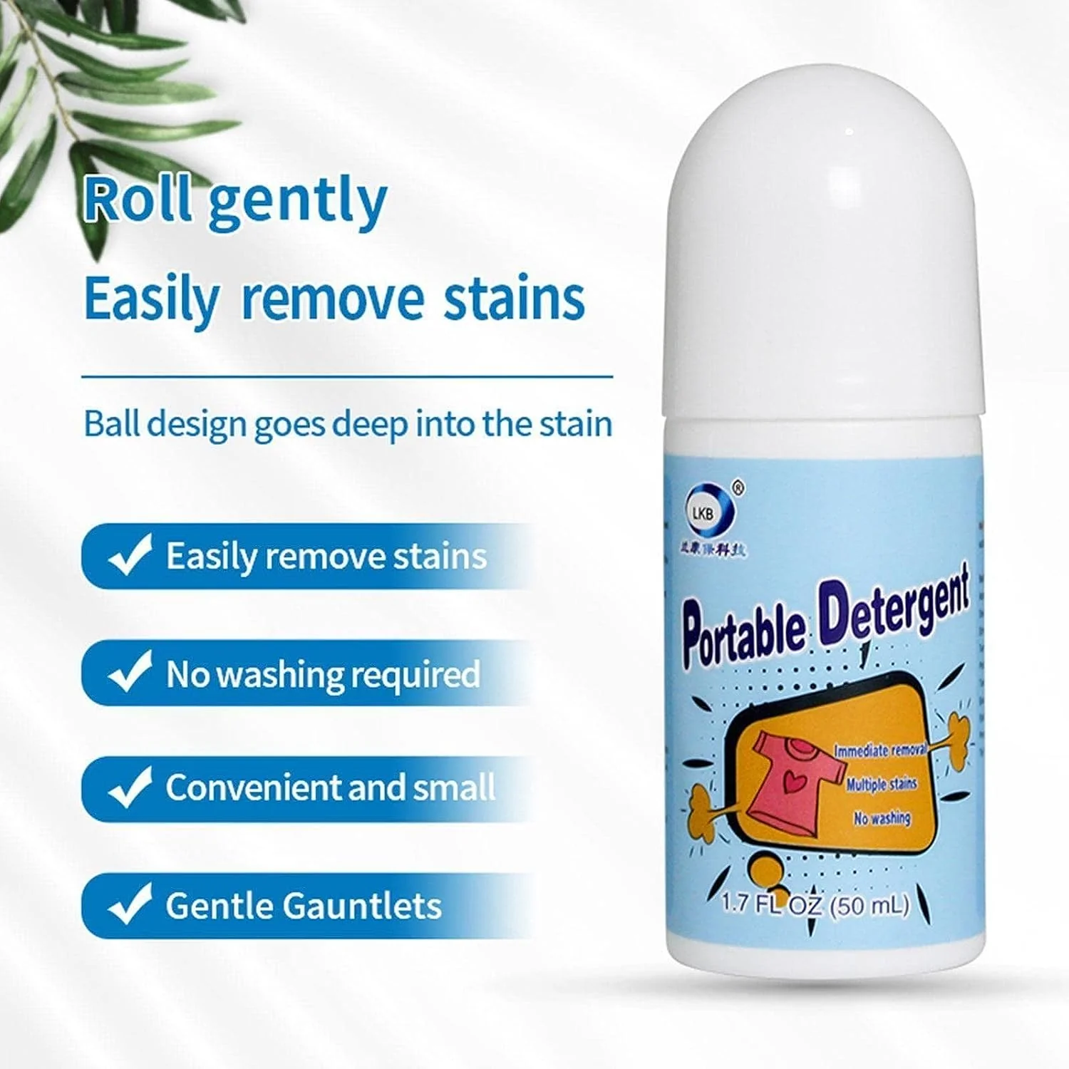 Clothes Stain Remover Bead Emergency Stain Rescue Roller Cleaner for Various Fabrics - Image 6
