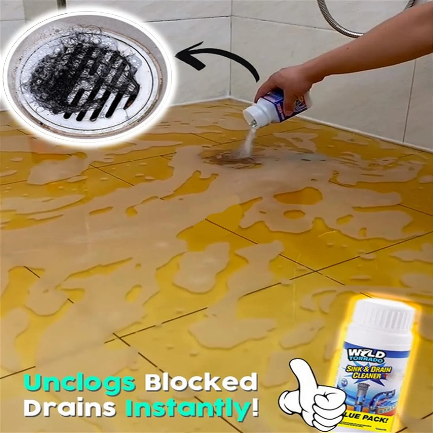 Powerful Sink and Drain Cleaner, Super Clog Remover (110 Gm) - Image 3