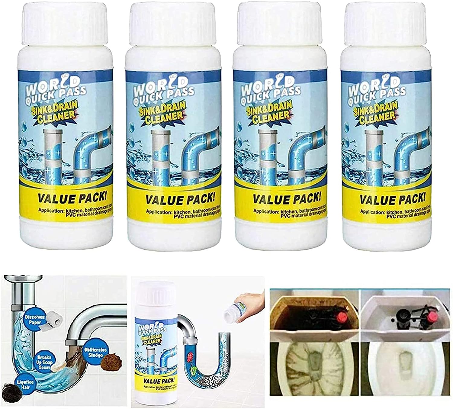Powerful Sink and Drain Cleaner, Super Clog Remover (110 Gm) - Image 5