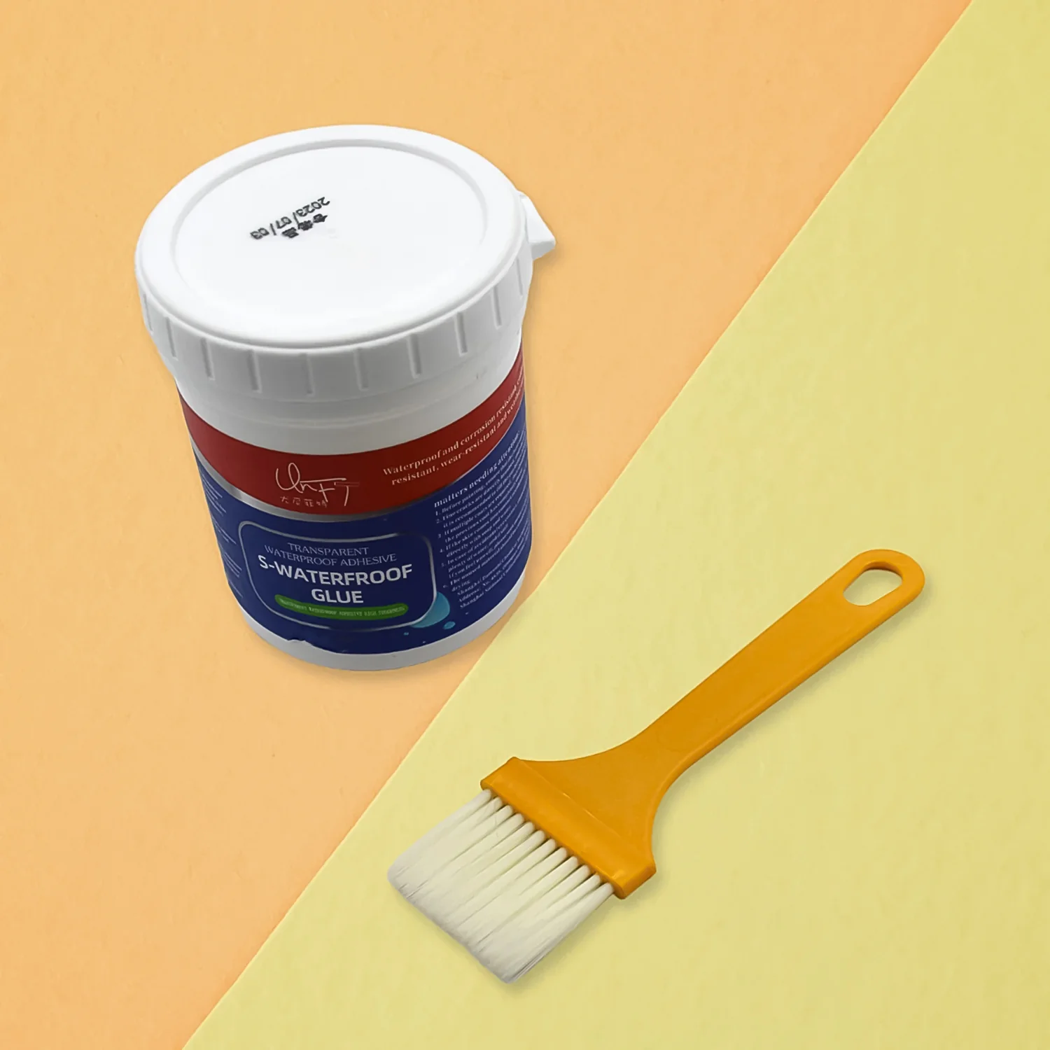 Transparent Waterproof Glue 250g with Brush - Image 4