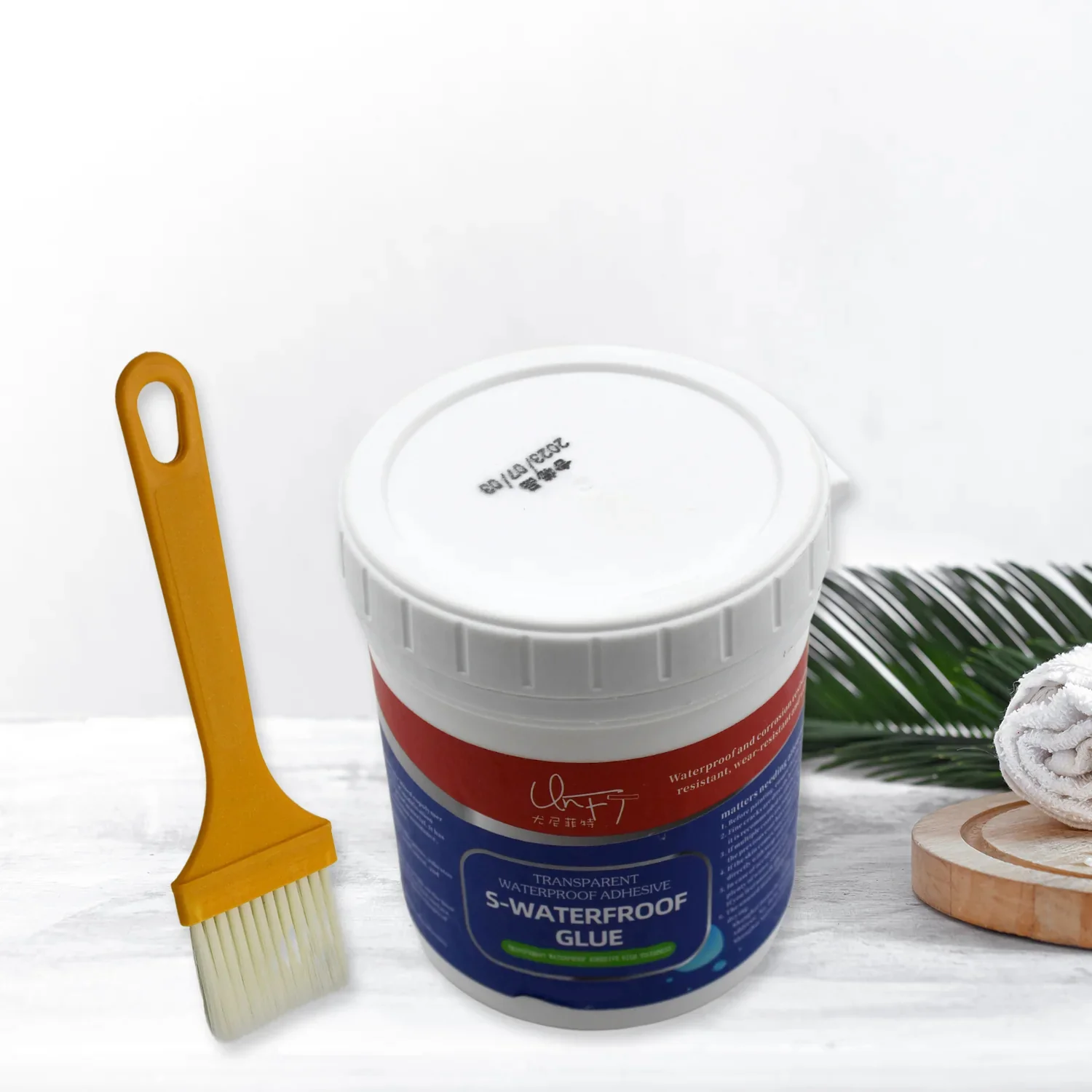 Transparent Waterproof Glue 250g with Brush - Image 7