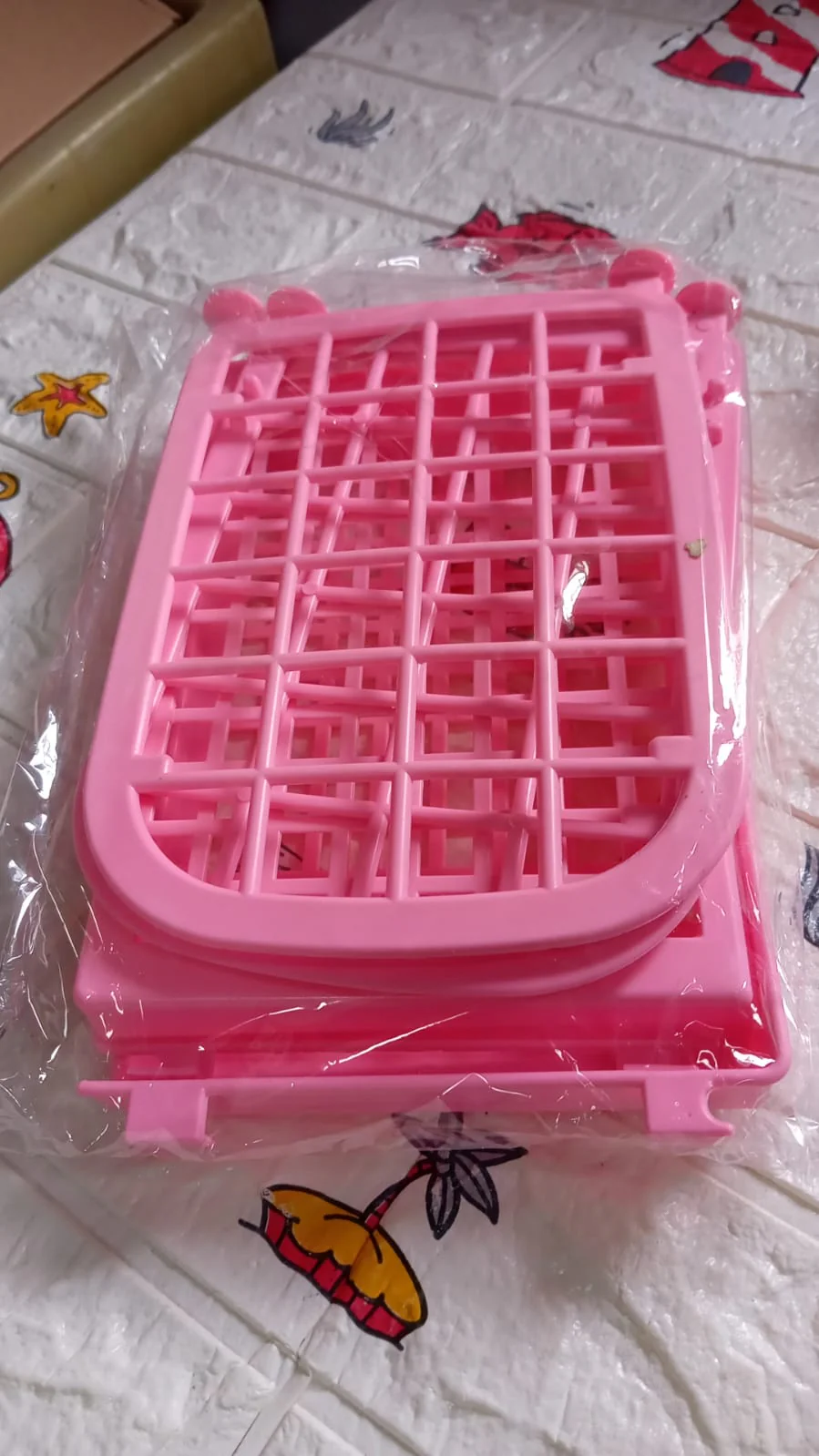 2Layer Foldable Plastic Small Storage Shelf / Rack (1 Pc / Mix Color) - Image 11