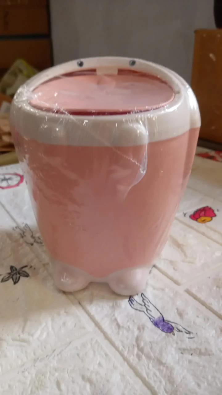 Little White Rabbit Trash Can Small Garbage can with lid Trash can for Cars Mini Dumpster for Desk Tabletop Litter bin Bunny Trash can Rabbit Garbage can,Mini Dustbin Garbage can for Desk - Image 6