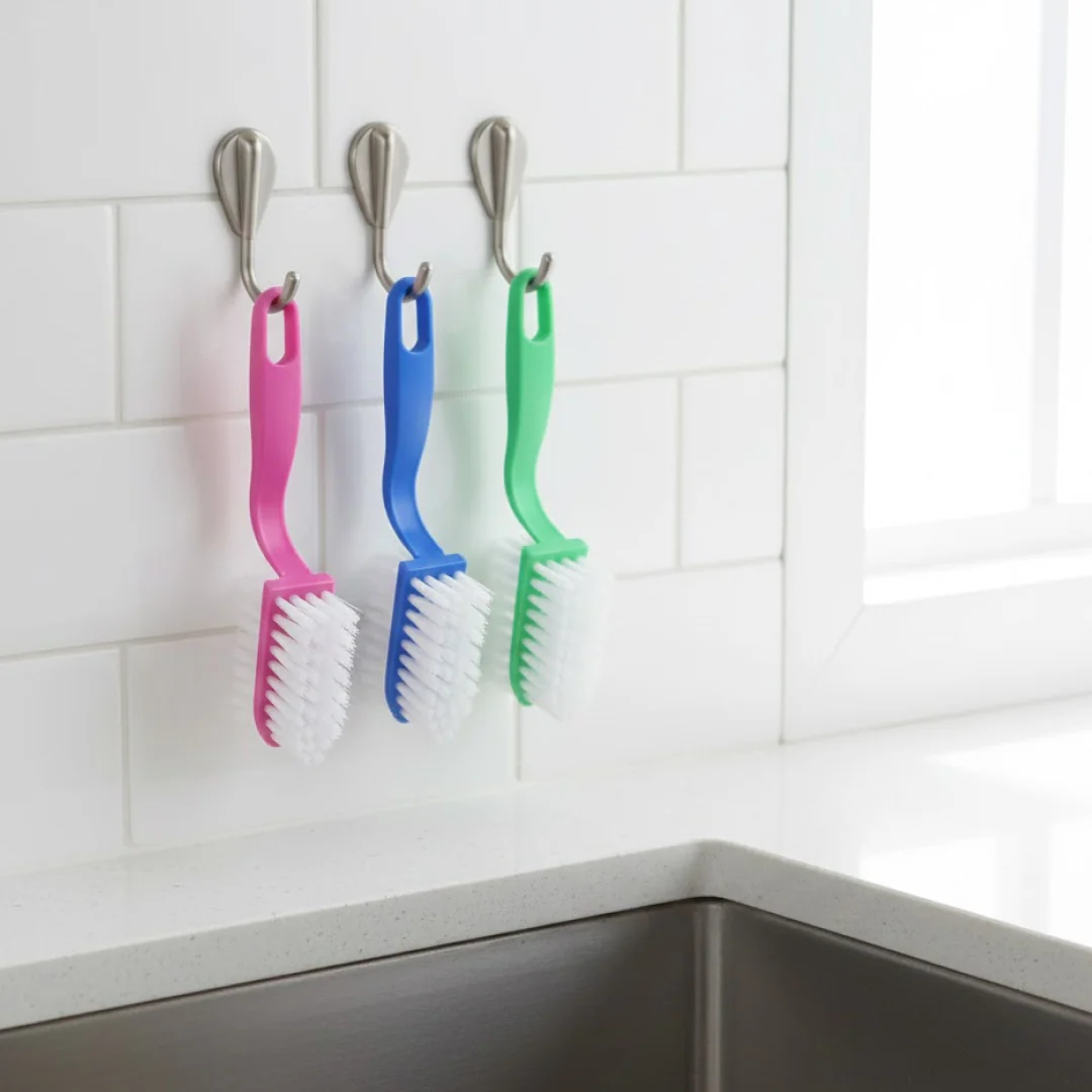 Multi-Purpose Kitchen Cleaning Brushes 3 Pc - Image 2