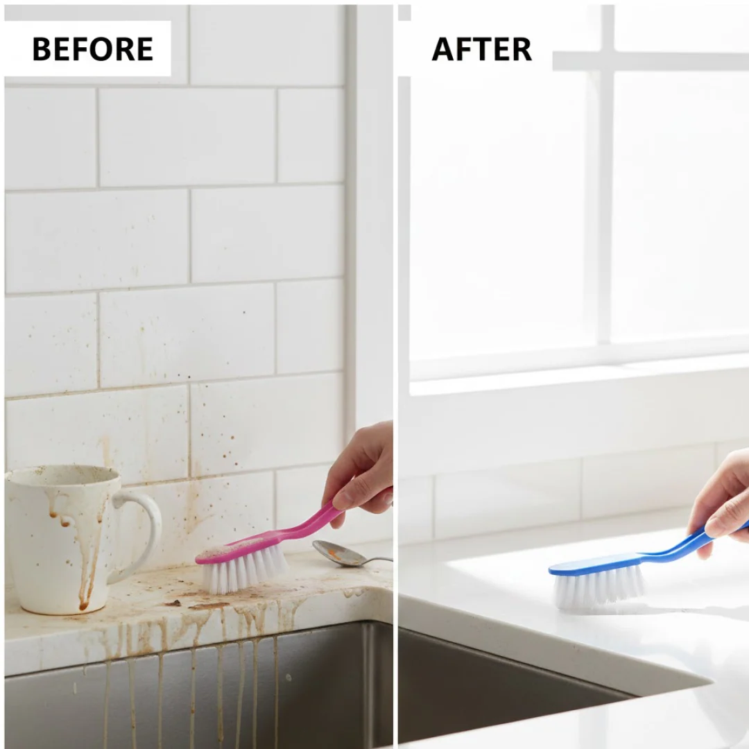 Multi-Purpose Kitchen Cleaning Brushes 3 Pc - Image 3