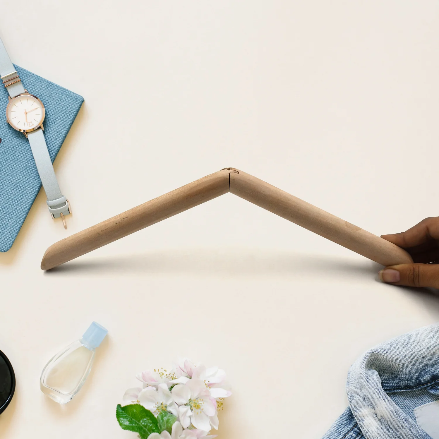 Wood Clothes Hanger,  Wooden Suit Hangers, Coat Hangers, - Image 5