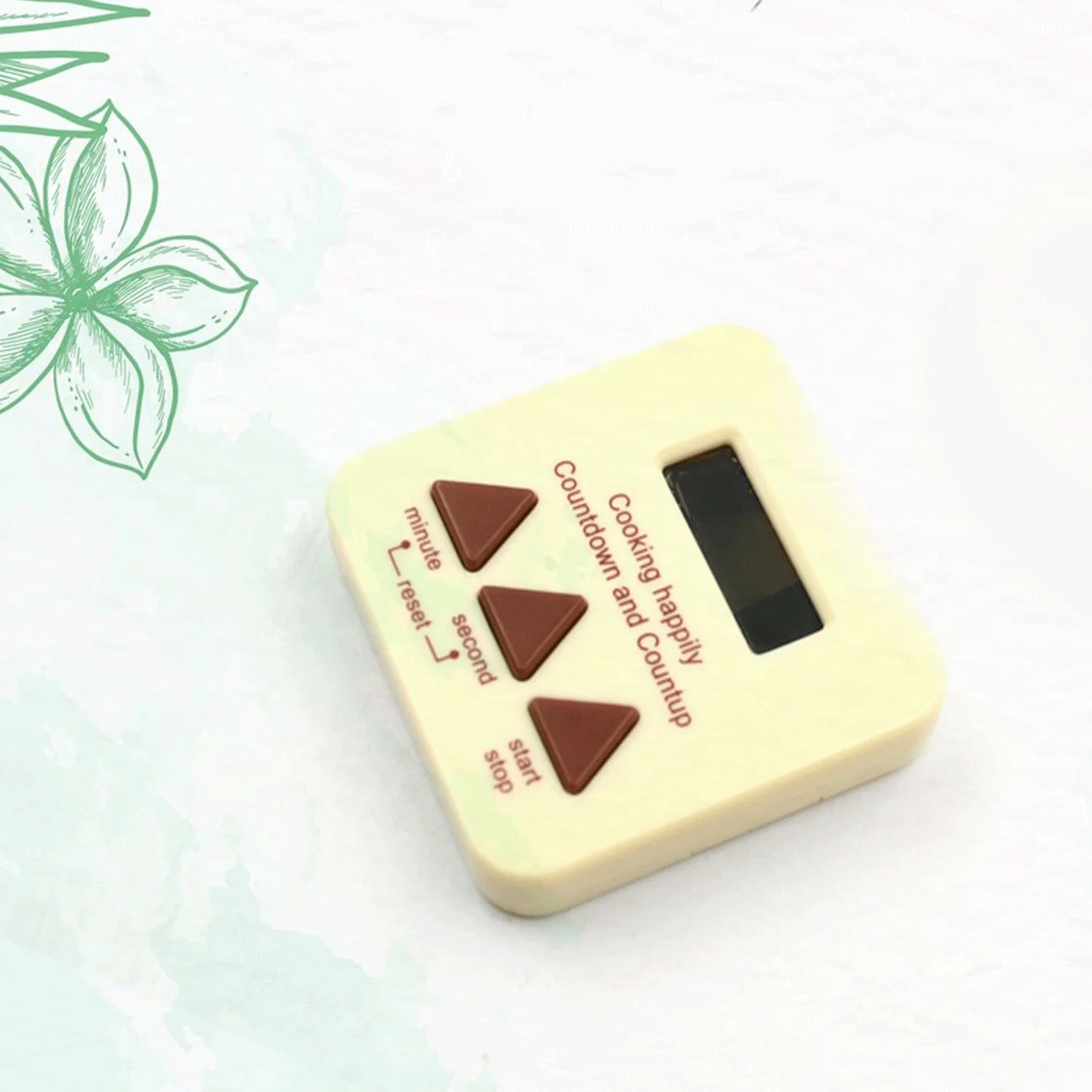 DIGITAL KITCHEN TIMER CLEAR BIG DIGITS 0-99 MIN FOR COOKING OFFICE CLOCK - Image 4