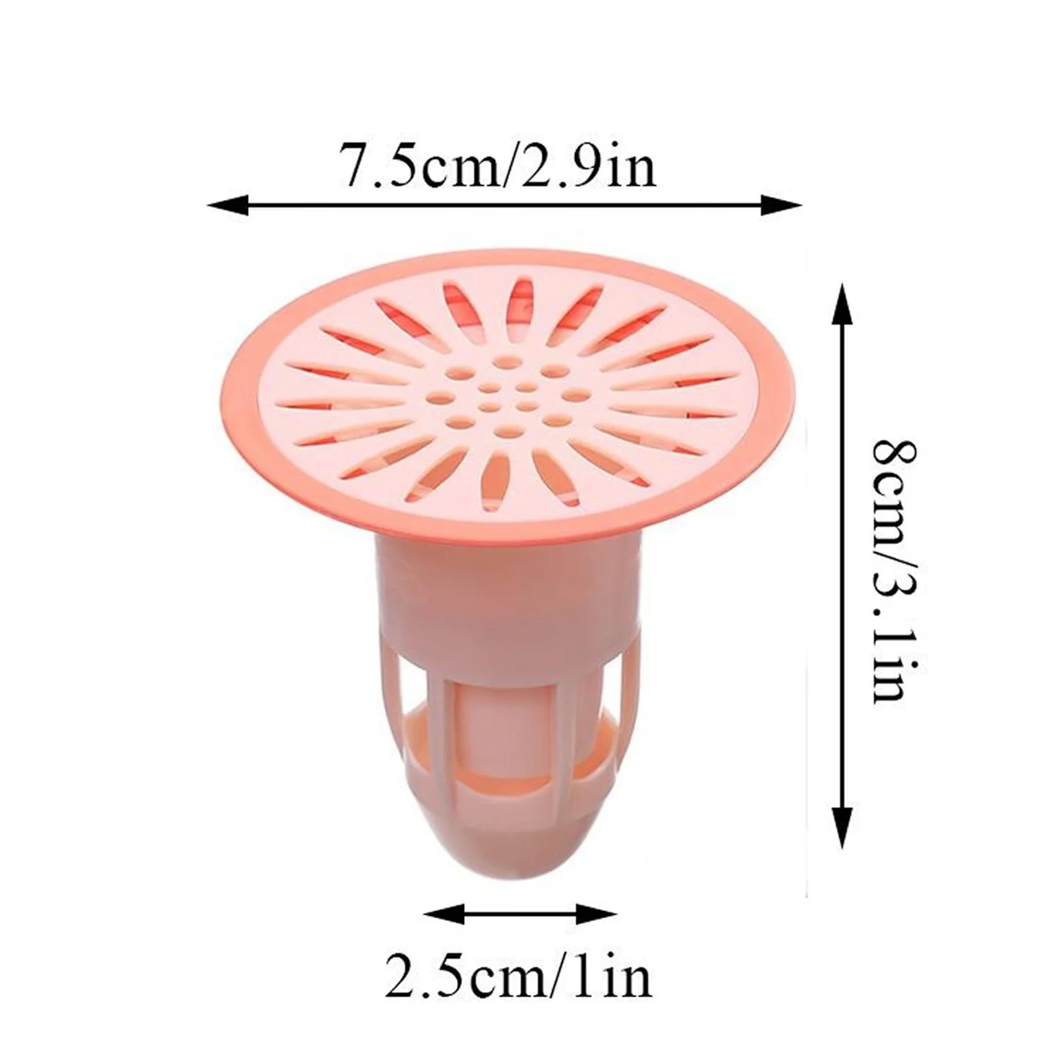 Deodorant Floor Drain Core Silicone Stopper Anti Odor Hair Trap Plug for Kitchen - Image 3