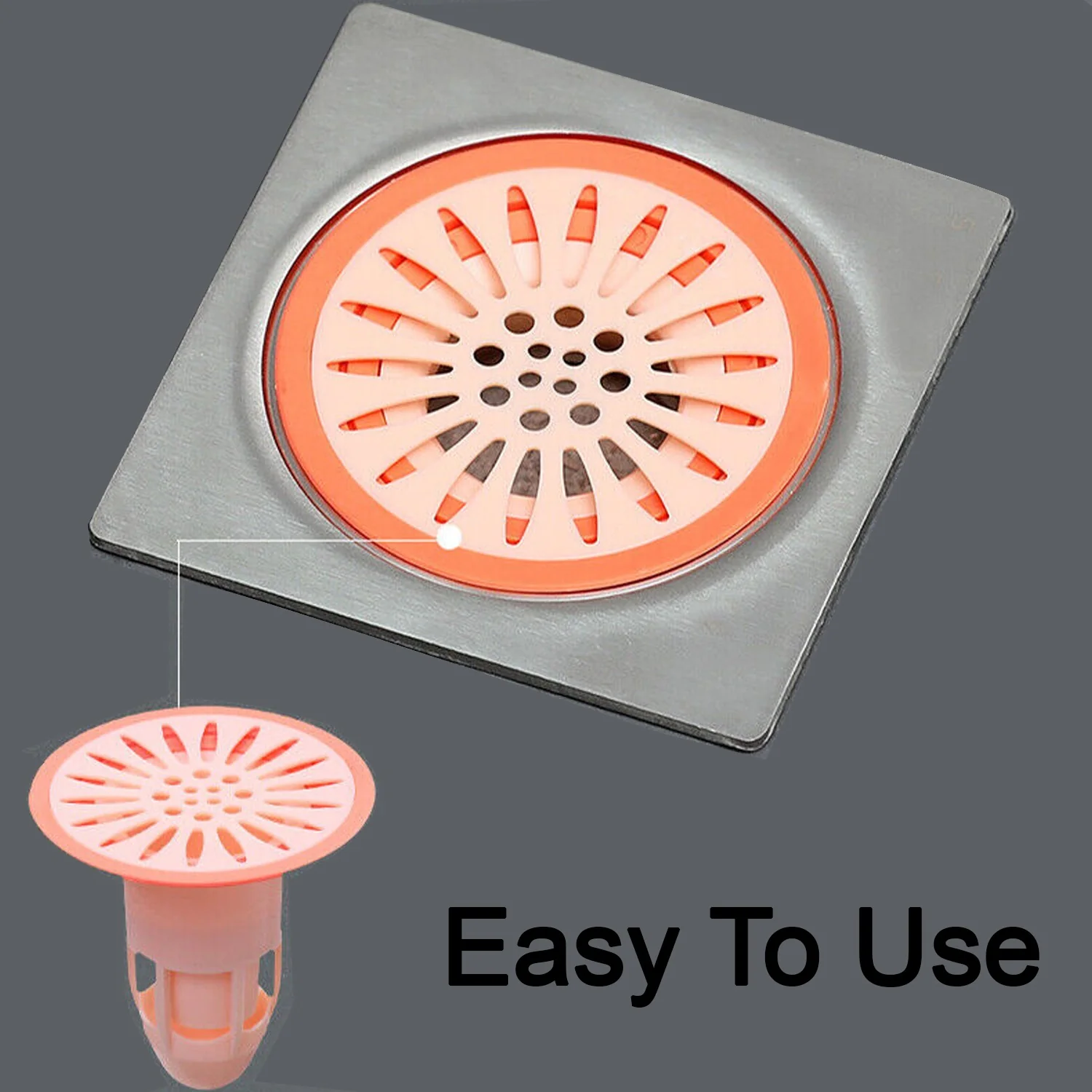 Deodorant Floor Drain Core Silicone Stopper Anti Odor Hair Trap Plug for Kitchen - Image 5