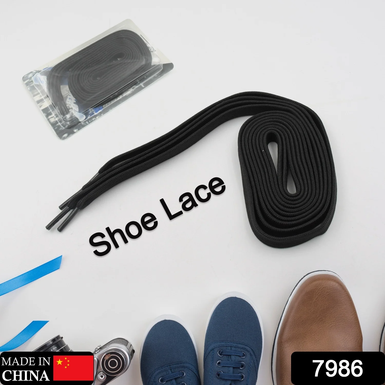 Flat Sports Shoe Laces for Men & Women Sneakers, Boots & Running Shoes (1 Pair) - Image 2