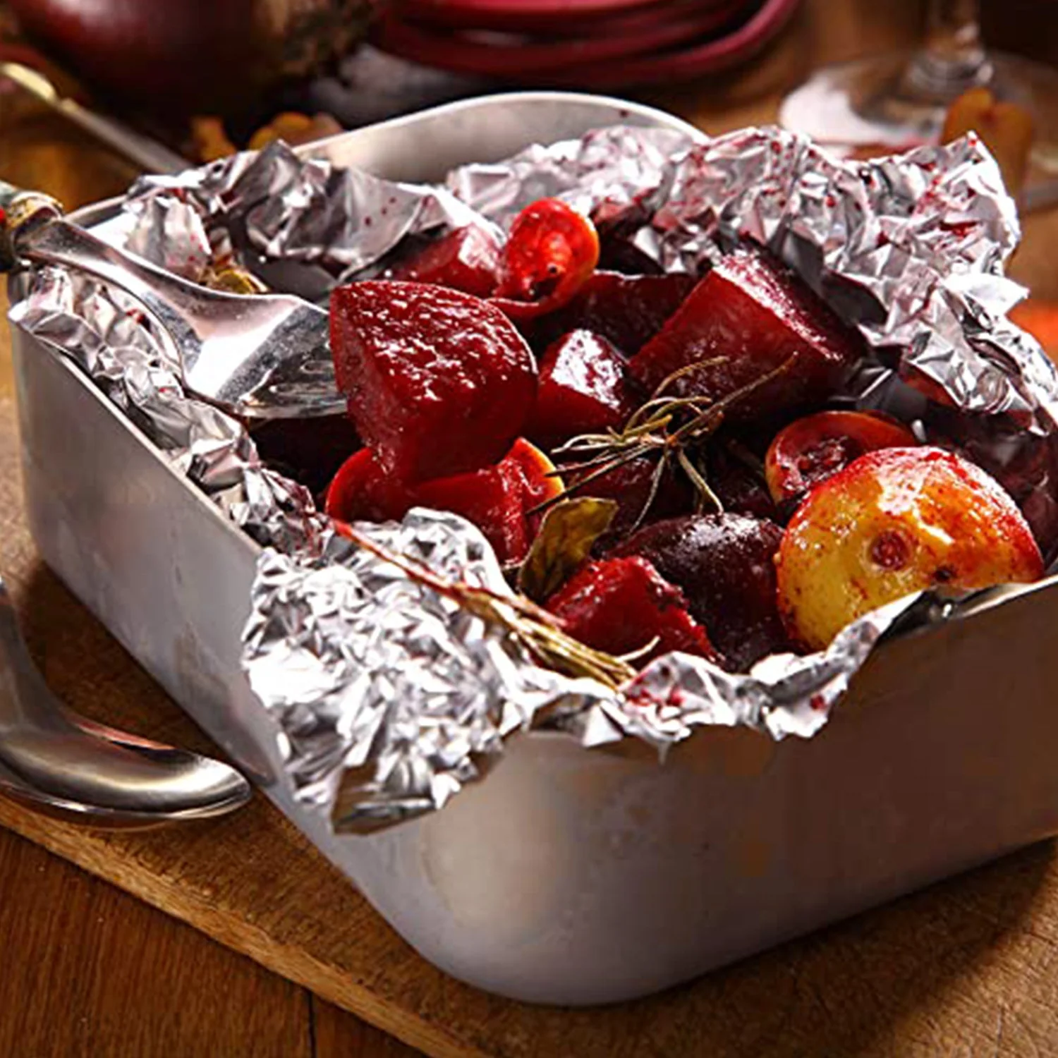 Heavy Duty Non-Stick Aluminum Foil Roll for Baking & Grilling (5m x 300mm) - Image 8