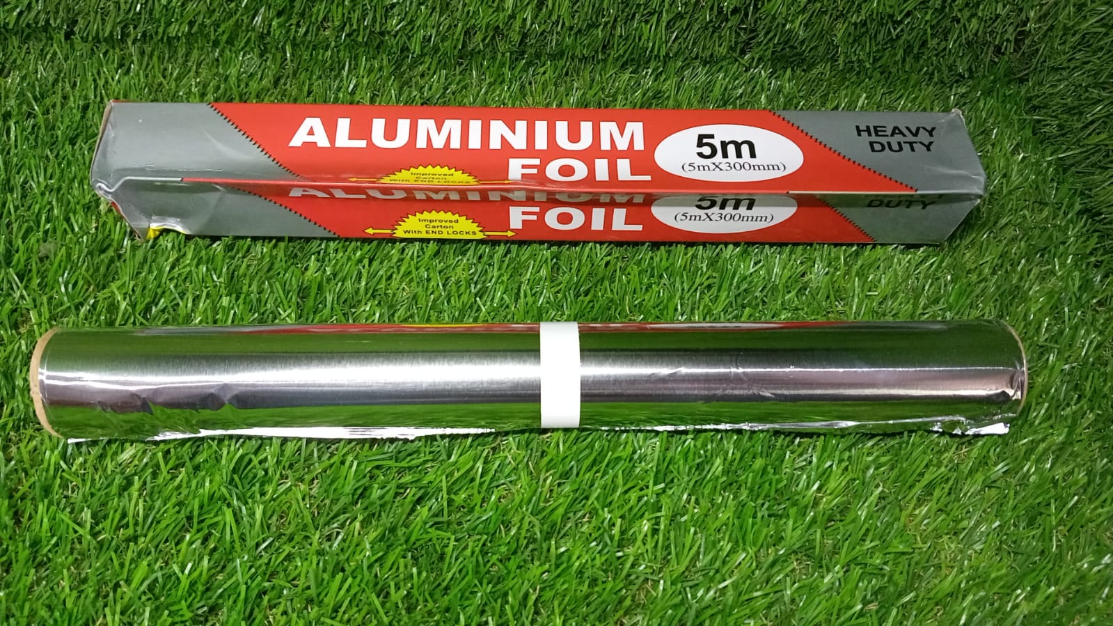 Heavy Duty Non-Stick Aluminum Foil Roll for Baking & Grilling (5m x 300mm) - Image 9