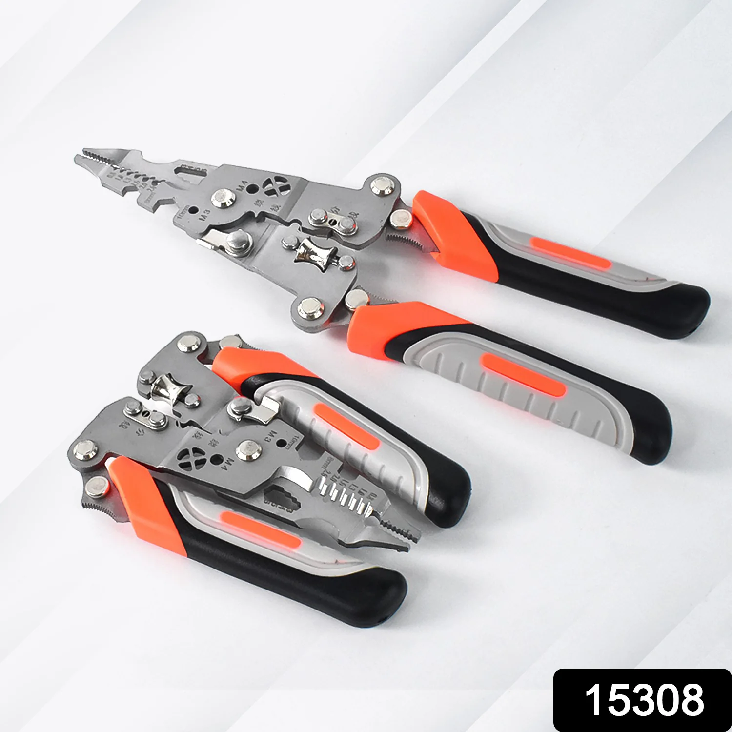 8 in 1 Wire Stripper Pliers, Soft Grip - Image 3