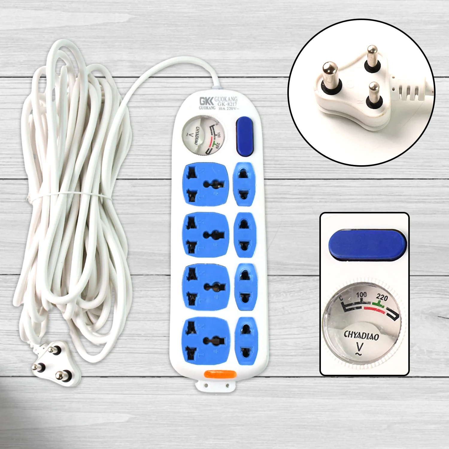 8 socket Heavy Duty Power Extension Board (10 mtr. / 1 Pc) - Image 4