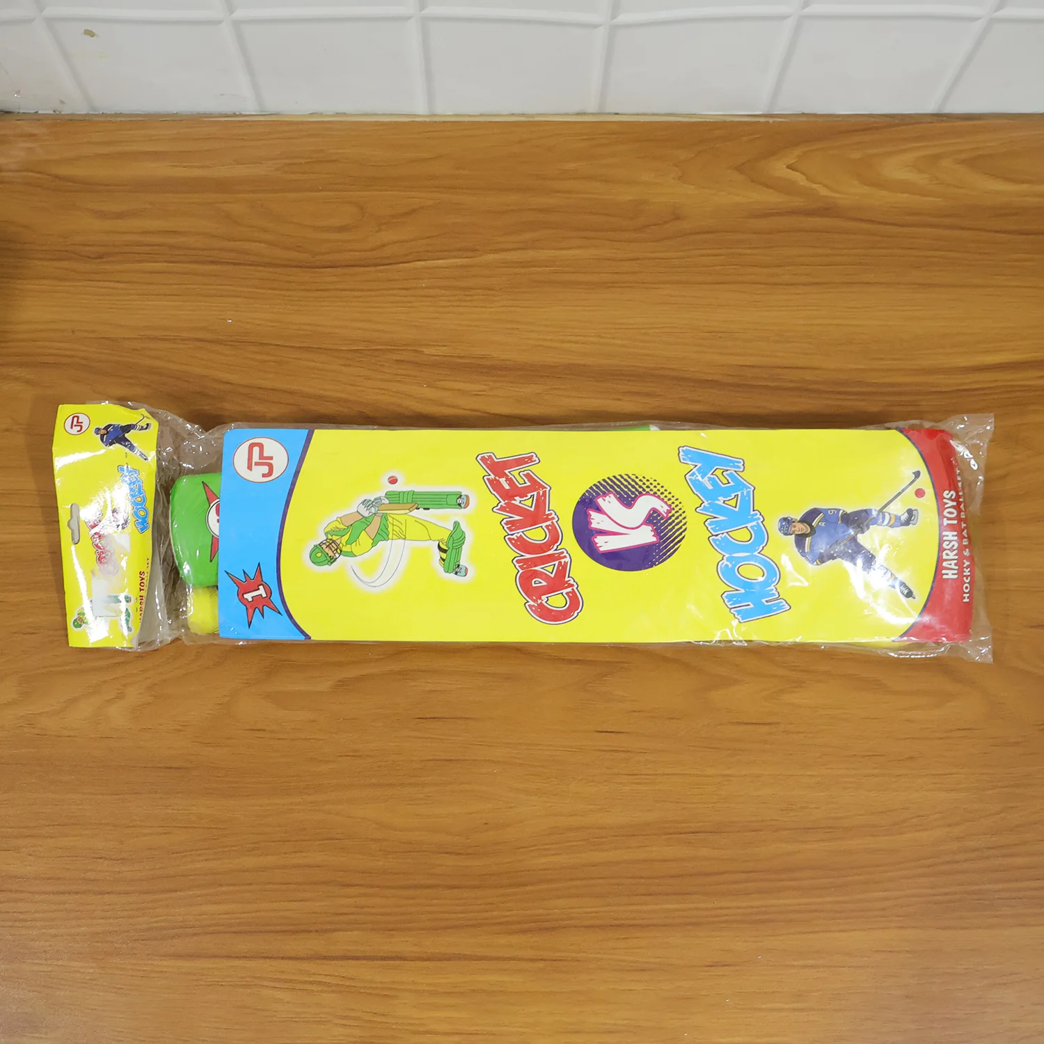 Combo of Light Weight Plastic Bat, Ball & Hockey for Kids, Boys, Indoor, Outdoor Play - Image 7