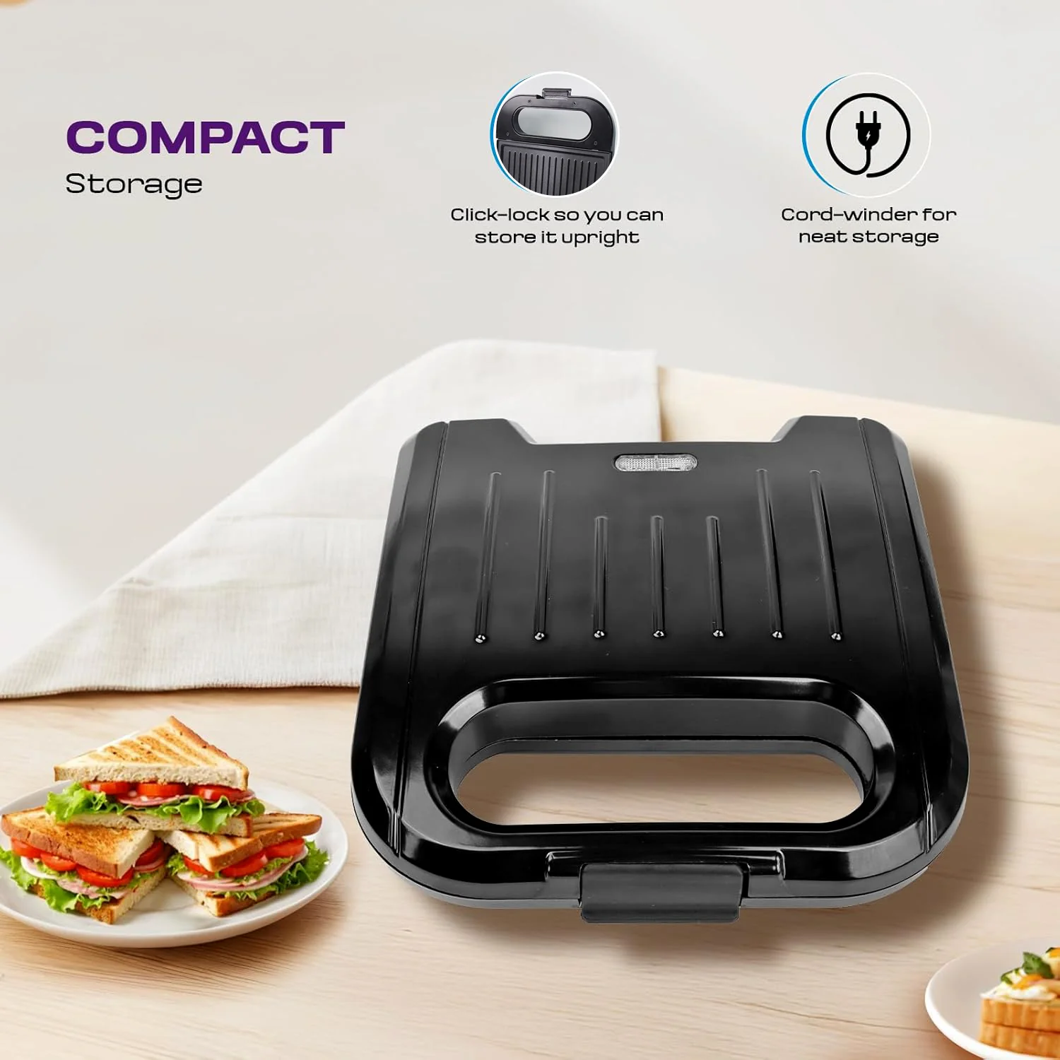 Orbit Sandwich Toaster Maker (800W / 1 Pc) - Image 6