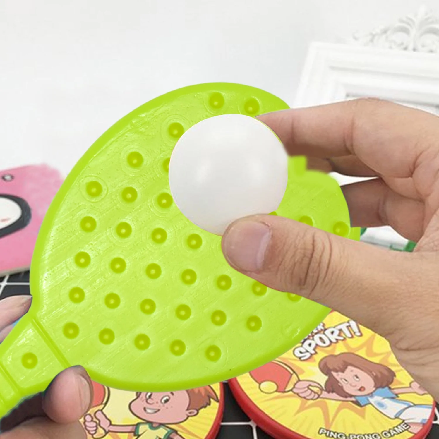 Table Tennis Racquet with Ball Perfect Kids Toy and Game Accessories - Image 6