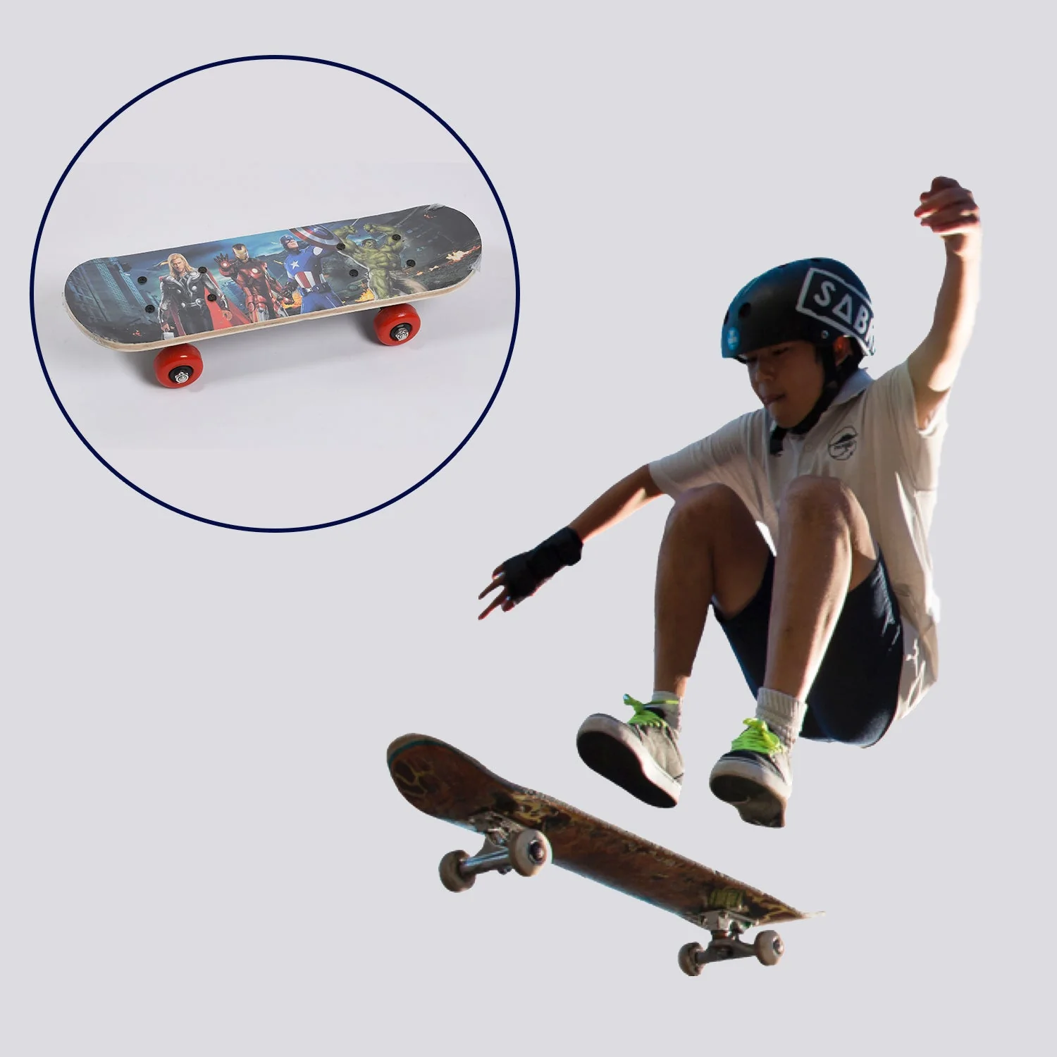 Konex Lightweight Wood Skateboard for Kids, Teens, Adults - Image 4
